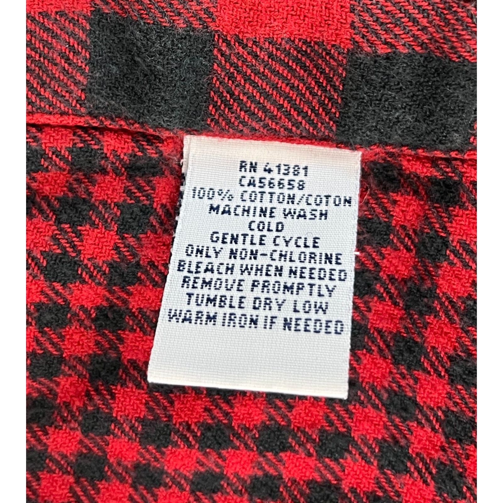 Polo Ralph Lauren VINTAGE Polo Ralph Lauren Buffalo Plaid Two-Ply Flannel Shirt M Red Cotton Button-Up Long Sleeve Men's Size M Size US M / EU 48-50 / 2 - 7 Thumbnail