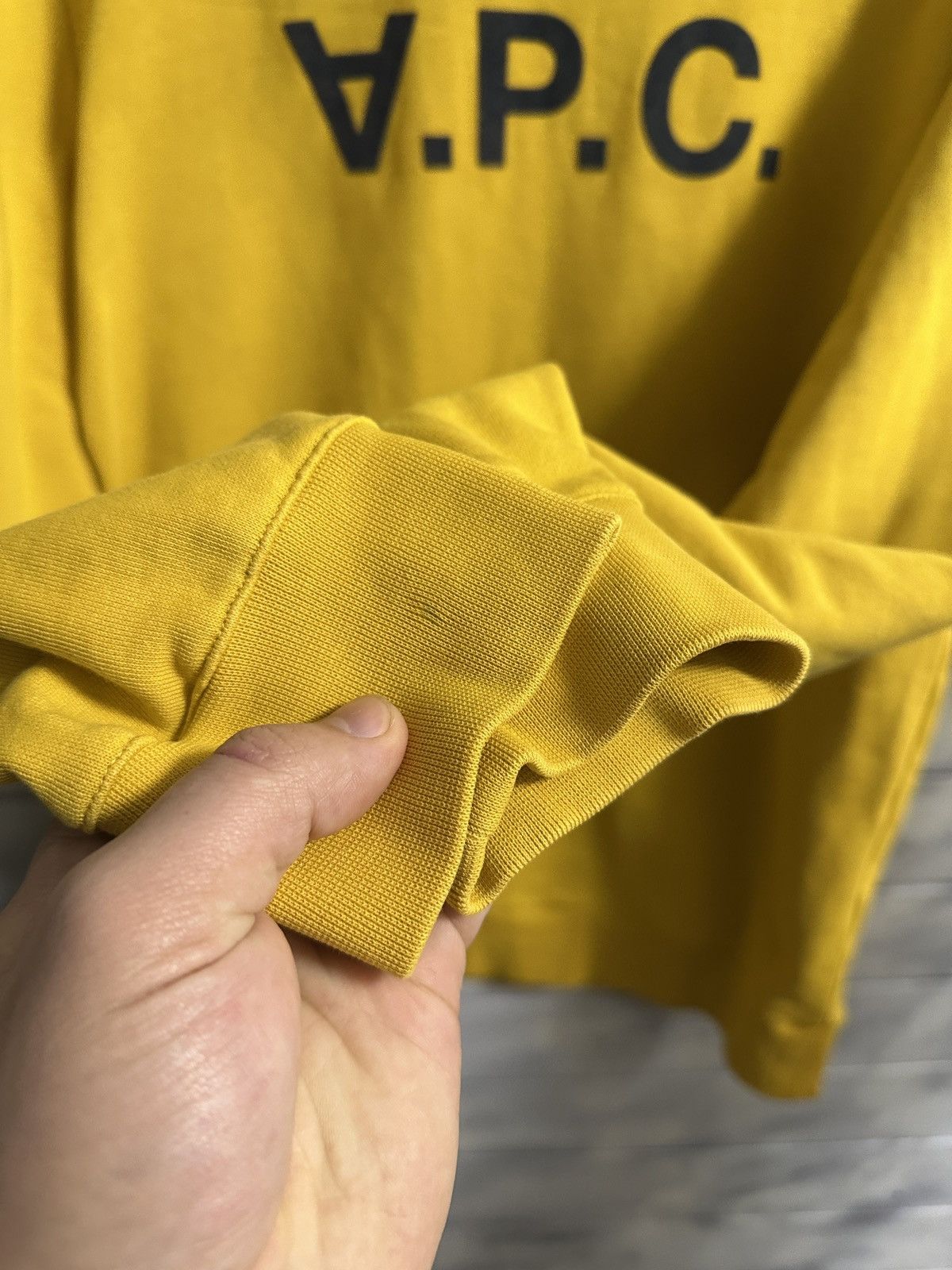 A.P.C. Rare Sweatshirt A.P.C. Rue Madame Paris Big Logo Size L Size US L / EU 52-54 / 3 - 8 Thumbnail
