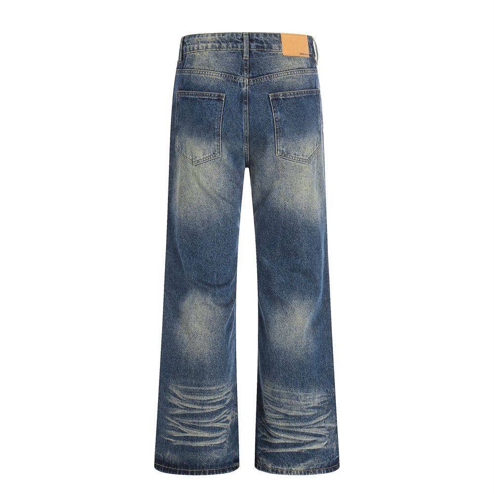 Vintage Men's Hippie-Style Casual Distressed Flared Jeans Size US 32 / EU 48 - 2 Thumbnail