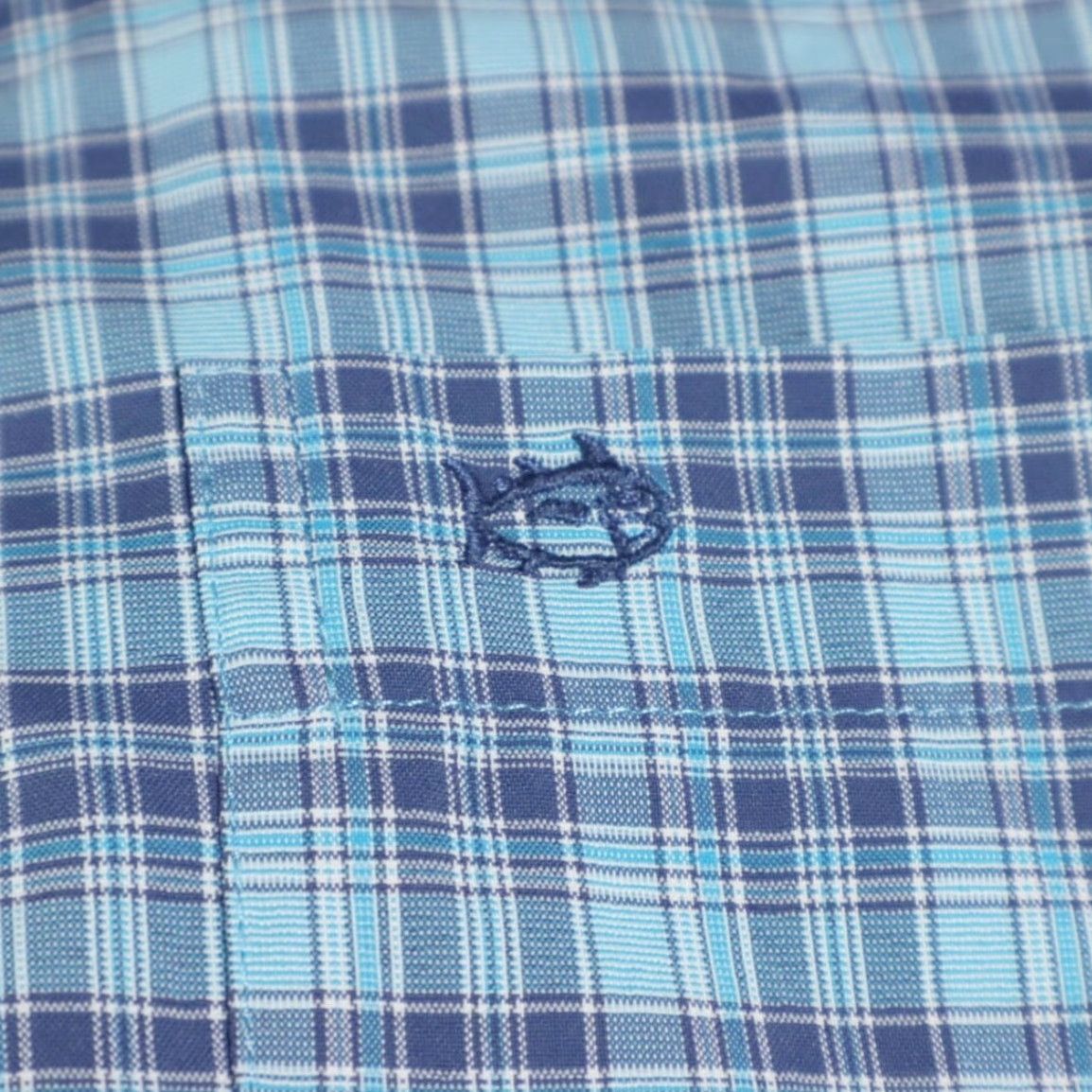 Southern Tide Southern Tide Intercoastal Nylon Plaid Button Down Shirt Blue Men's S Size US S / EU 44-46 / 1 - 6 Thumbnail