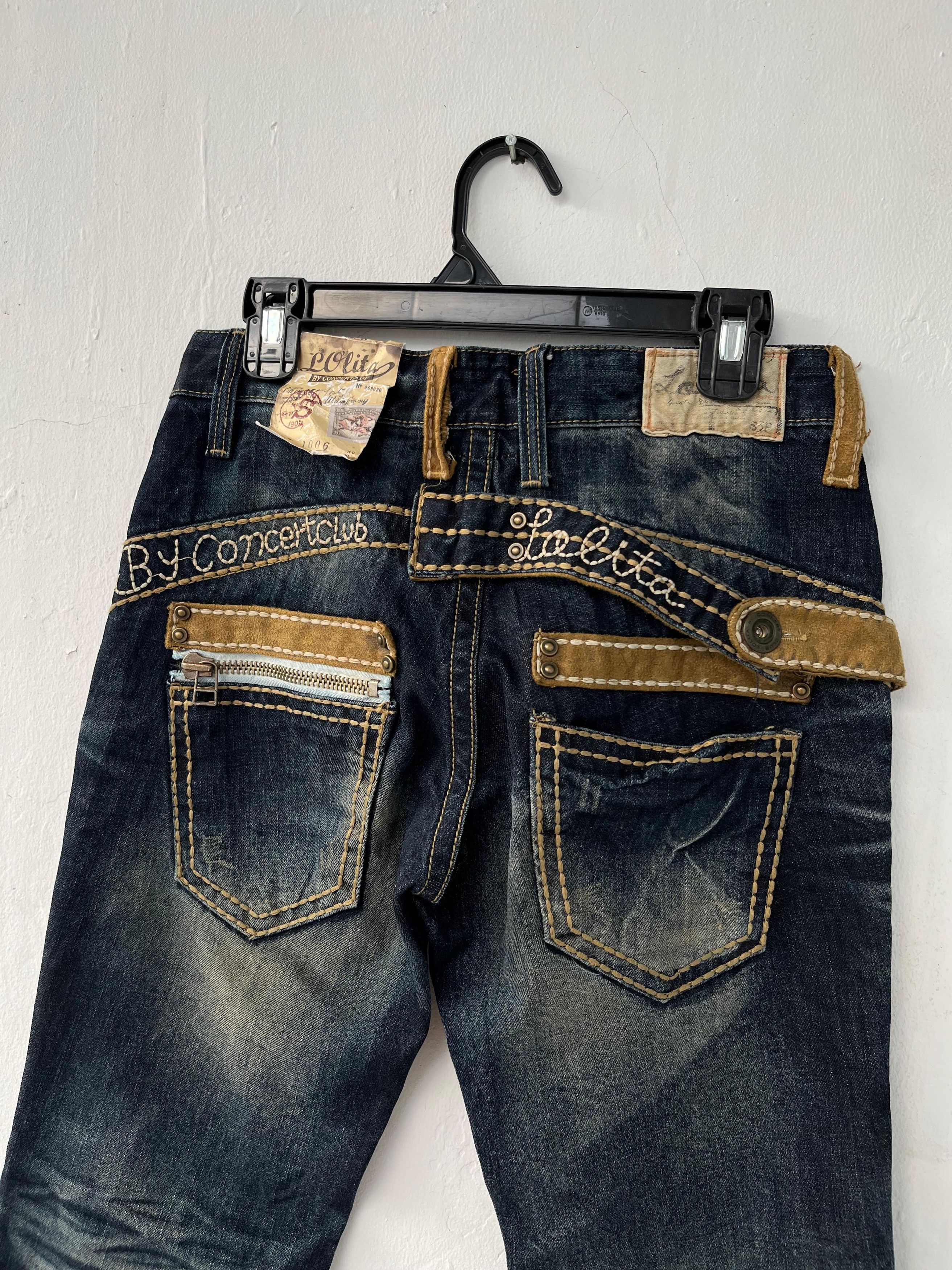 Tornado Mart Vintage Yoshitomo Nara x Lolita Washed Jeans Denim Size 30" / US 8 / IT 44 - 2 Thumbnail