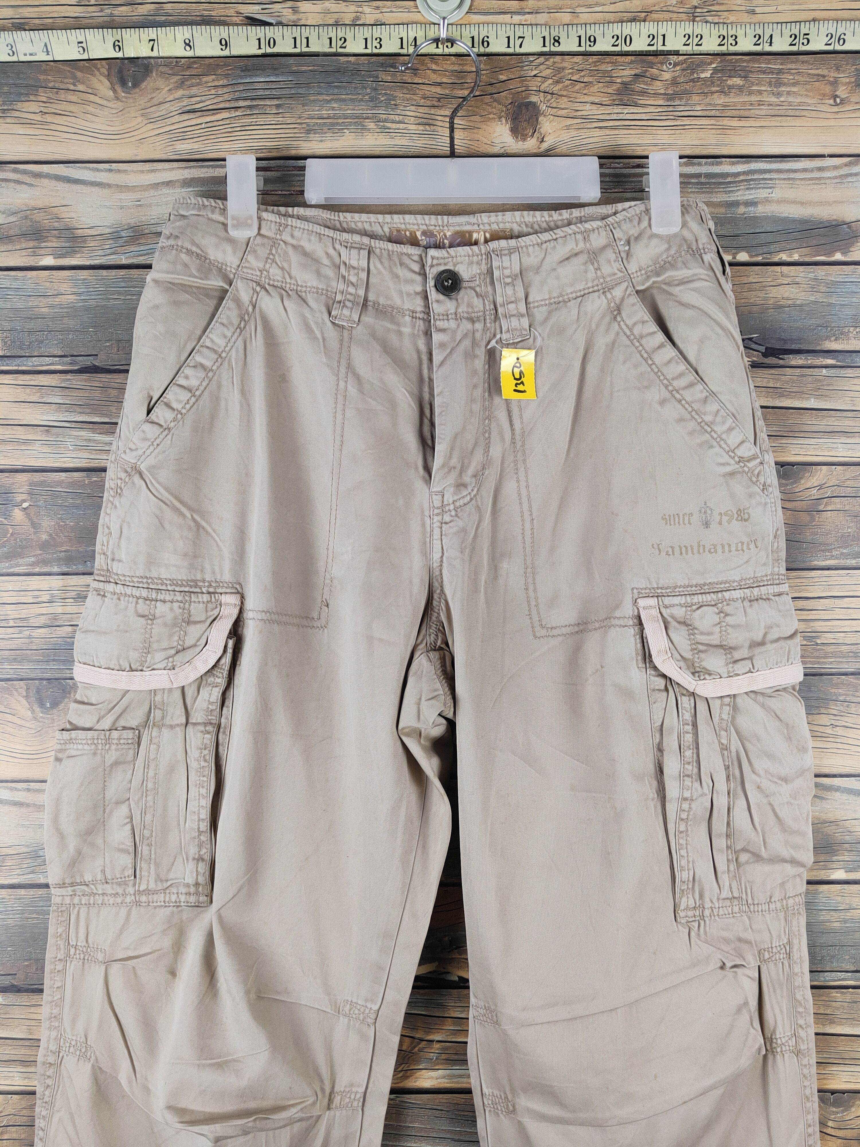 Japanese Brand DL JB a Few Ivory Multipocket Tactical Cargo Pants #1350 Size US 30 / EU 46 - 2 Thumbnail