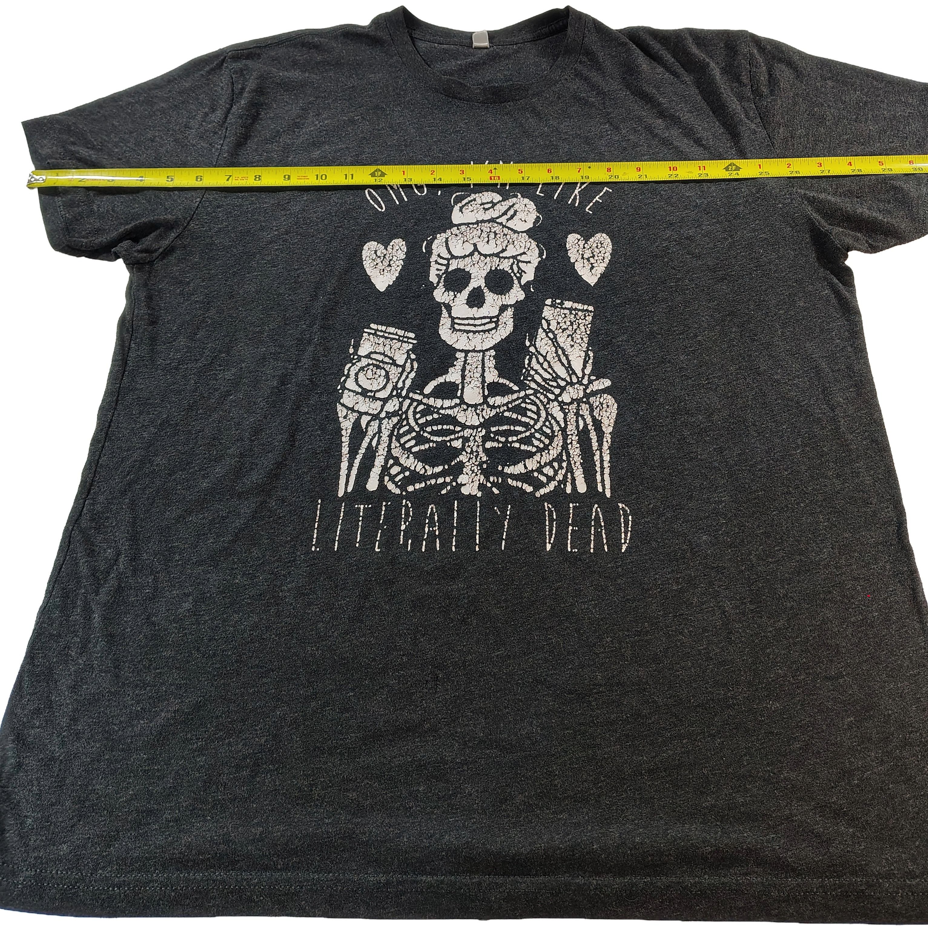 Next Level Apparel Women's XL OMG I'm Like Literally Dead Coffee Mom T-Shirt Size XL / US 12-14 / IT 48-50 - 9 Thumbnail