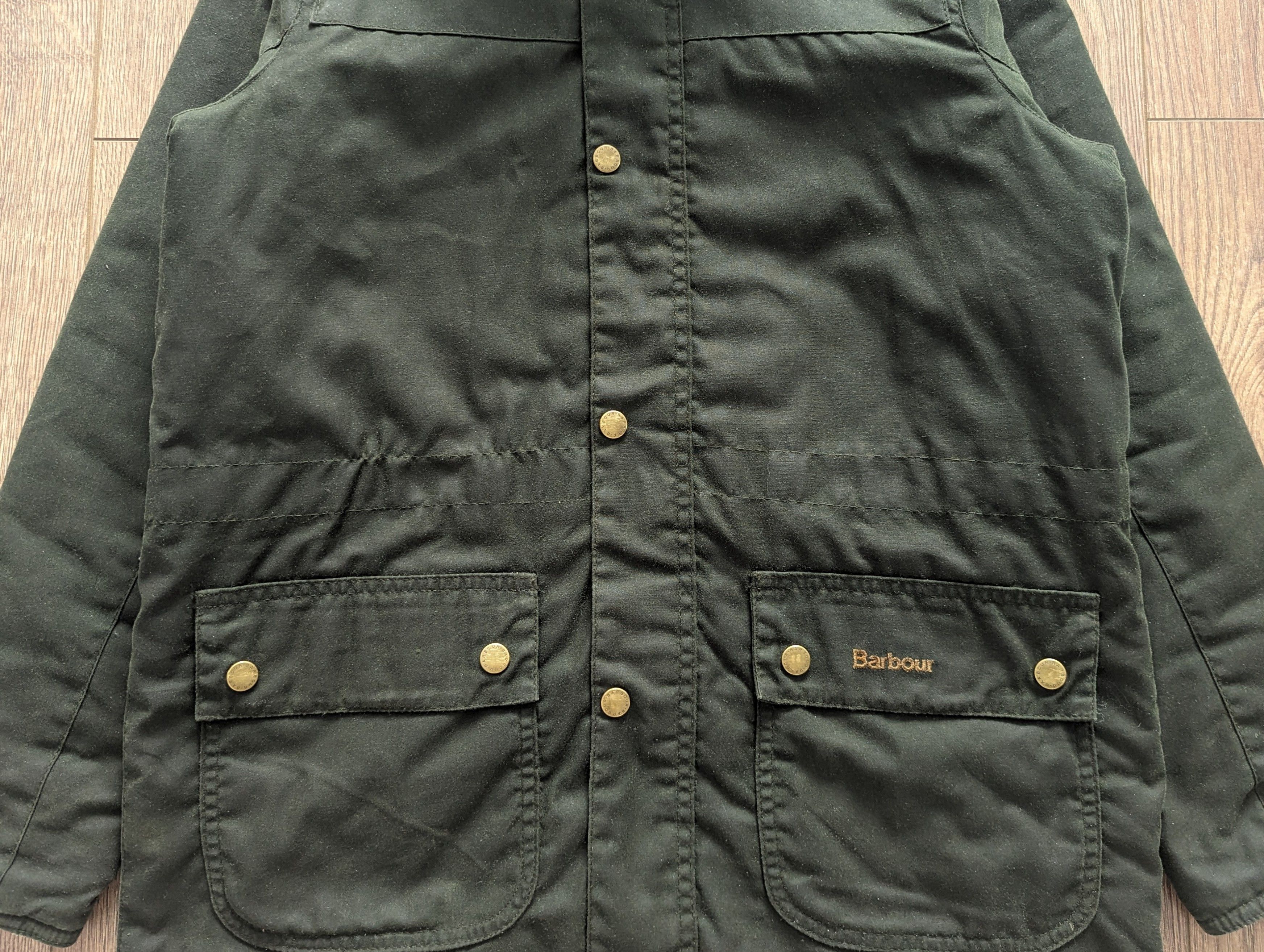 Barbour Barbour Boys Durham Wax Jacket Size XL Junior Waxed Cotton Size US XL / EU 56 / 4 - 6 Thumbnail
