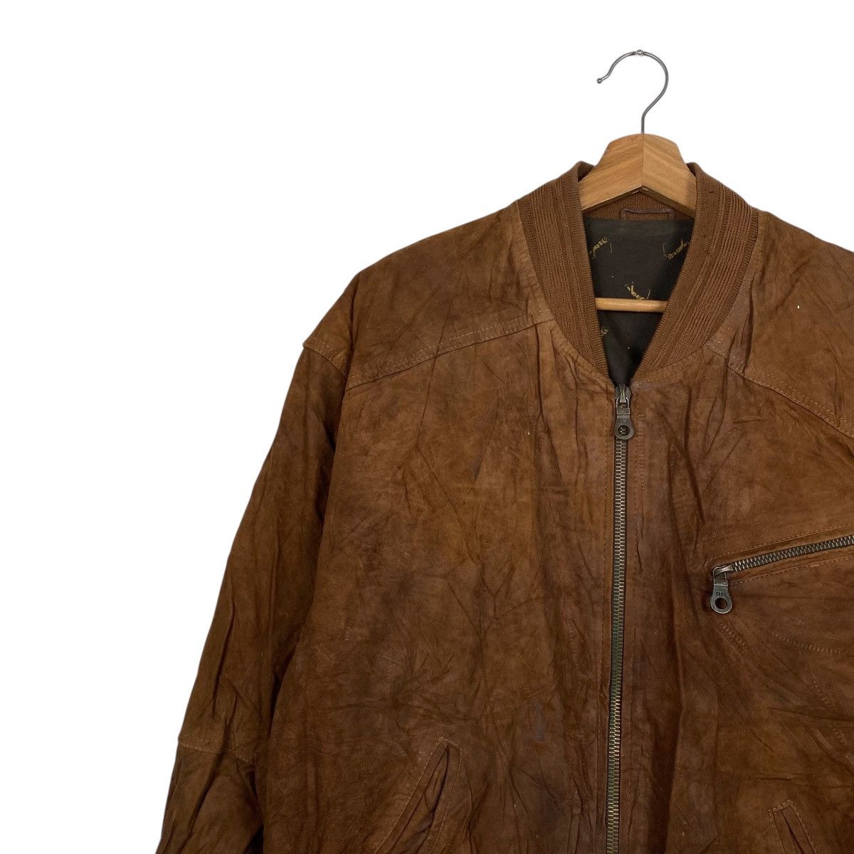 Other Vintage suede leather bomber jacket Size US M / EU 48-50 / 2 - 6 Thumbnail