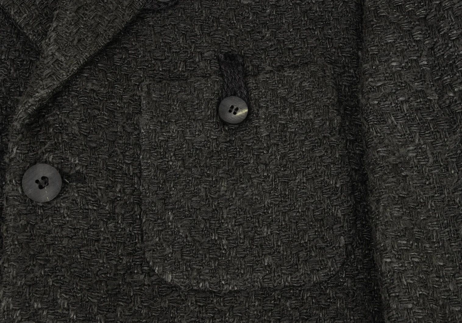 Issey Miyake Silk T Stand Collar Jacket in Khaki, Size L Size US L / EU 52-54 / 3 - 6 Thumbnail