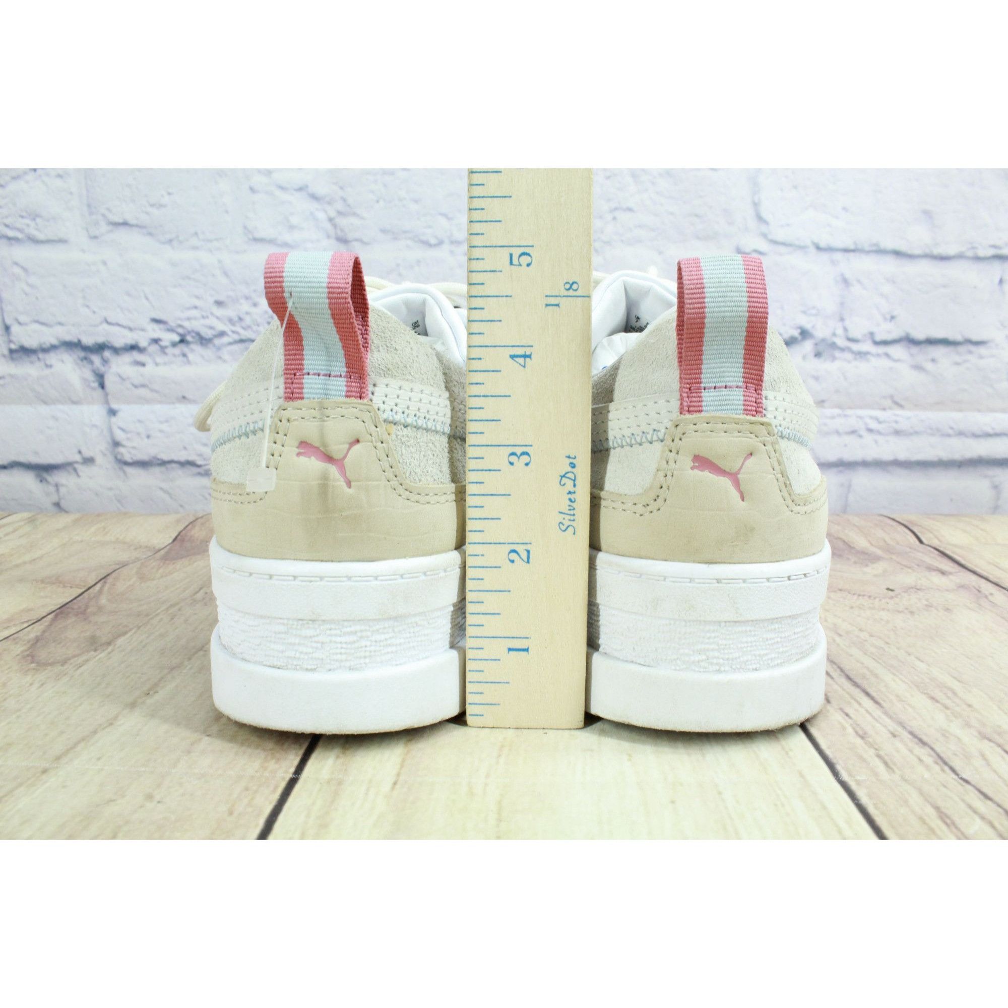 Puma Puma Mayze Women's Cream Suede Bright Heights Sneakers Size US 9.5 / IT 39.5 - 6 Thumbnail