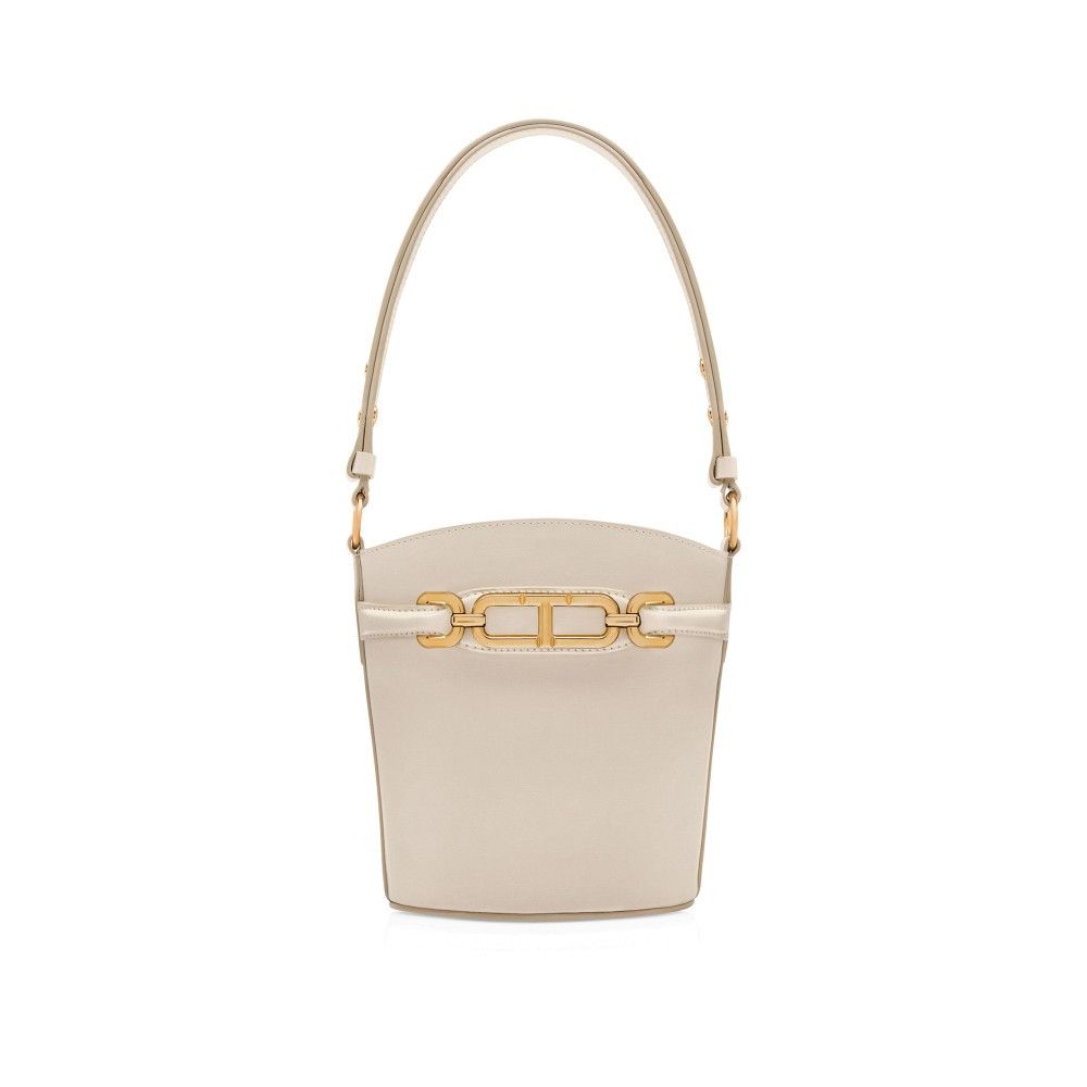 Tom Ford o1loc1c0526 L1817 Size: OS / Small Bucket Bag in Beige Size ONE SIZE - 1 Thumbnail