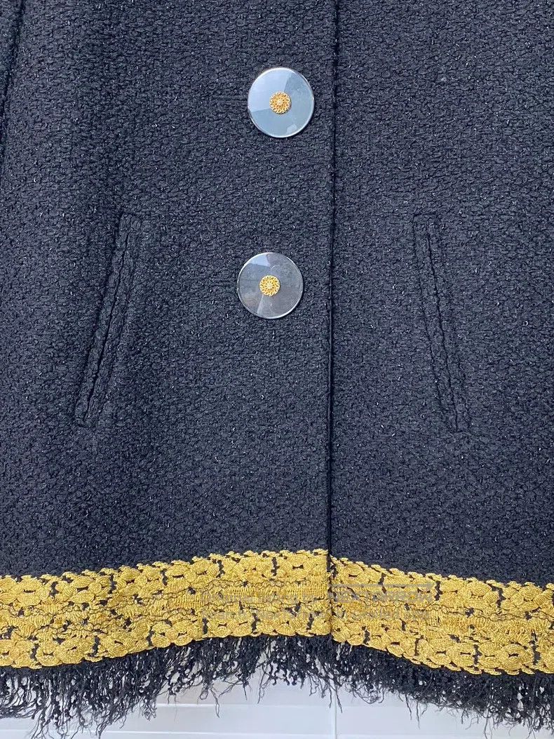 Chanel Chanel Metropolitan Series Black Gold-plated Jacket Size XXS / US 00 / IT 34 - 4 Thumbnail