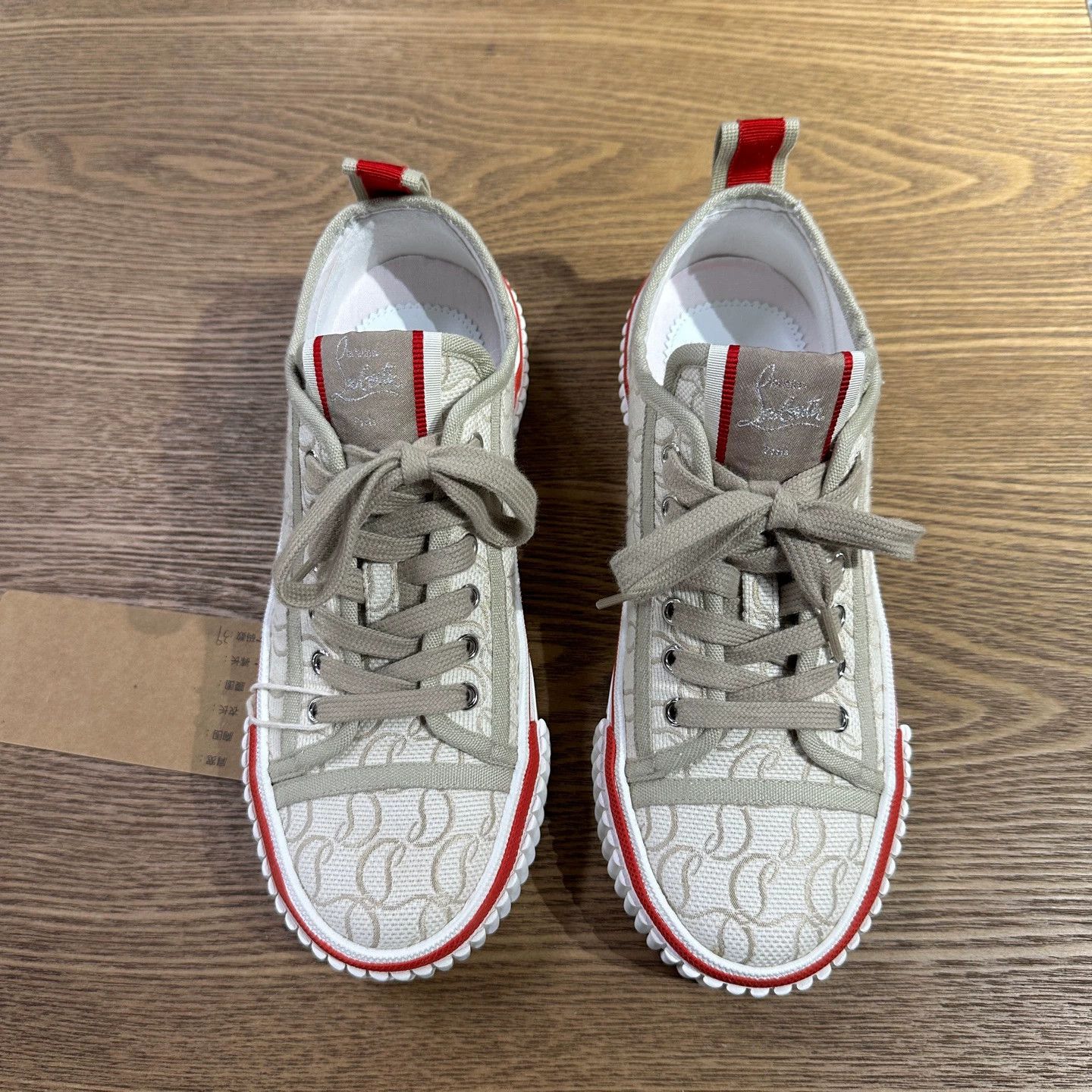 Christian Louboutin Christian Louboutin apr91 Full Print Canvas Sneaker 39 Size US 8.5 / IT 38.5 - 2 Thumbnail