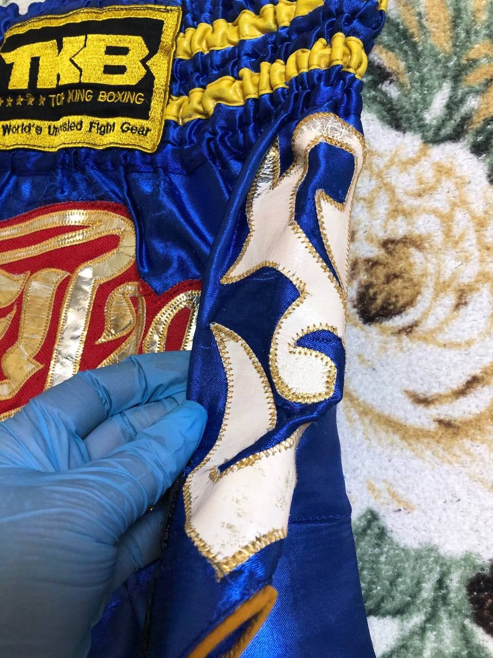 Vintage Vintage Muay Thai Boxing Shorts Size US 30 / EU 46 - 11 Thumbnail