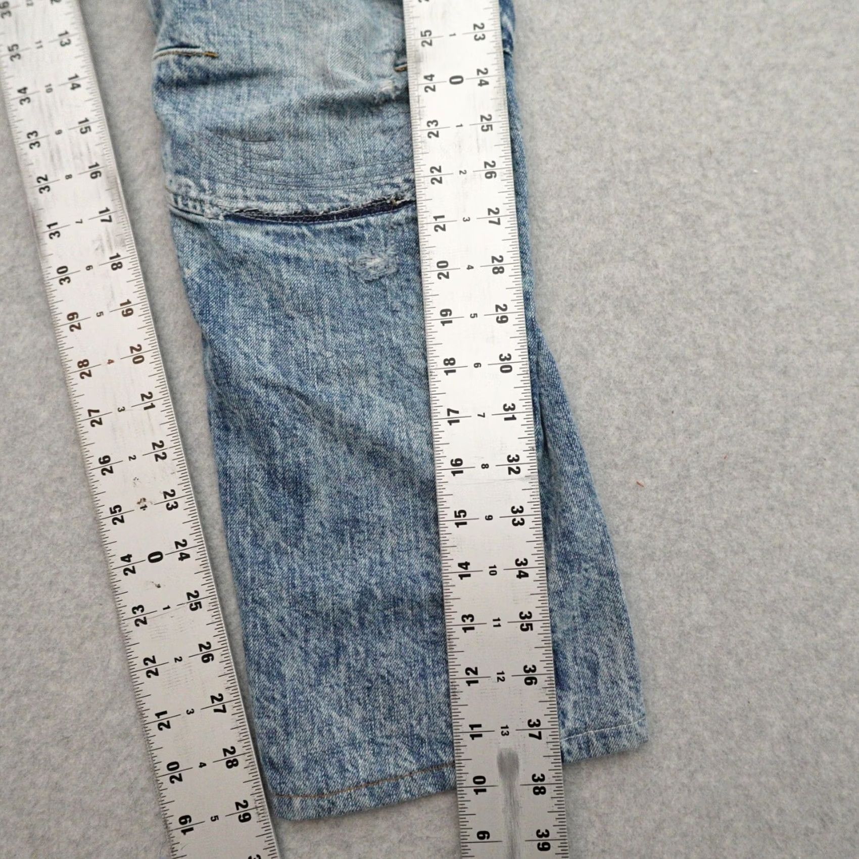 G-Star G-Star Jeans Mens 36 (36X29) 3D Knee Zip Raw Denim Blue Regular Fit Tapered Inseam 29 Shirt? Size US 36 / EU 52 - 6 Thumbnail