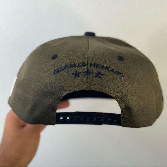 Designer NEW VAMOS MÉXICO GREEN/BLACK FLAT BILL SNAPBACK ORGULLO MEXI Size ONE SIZE - 7 Thumbnail
