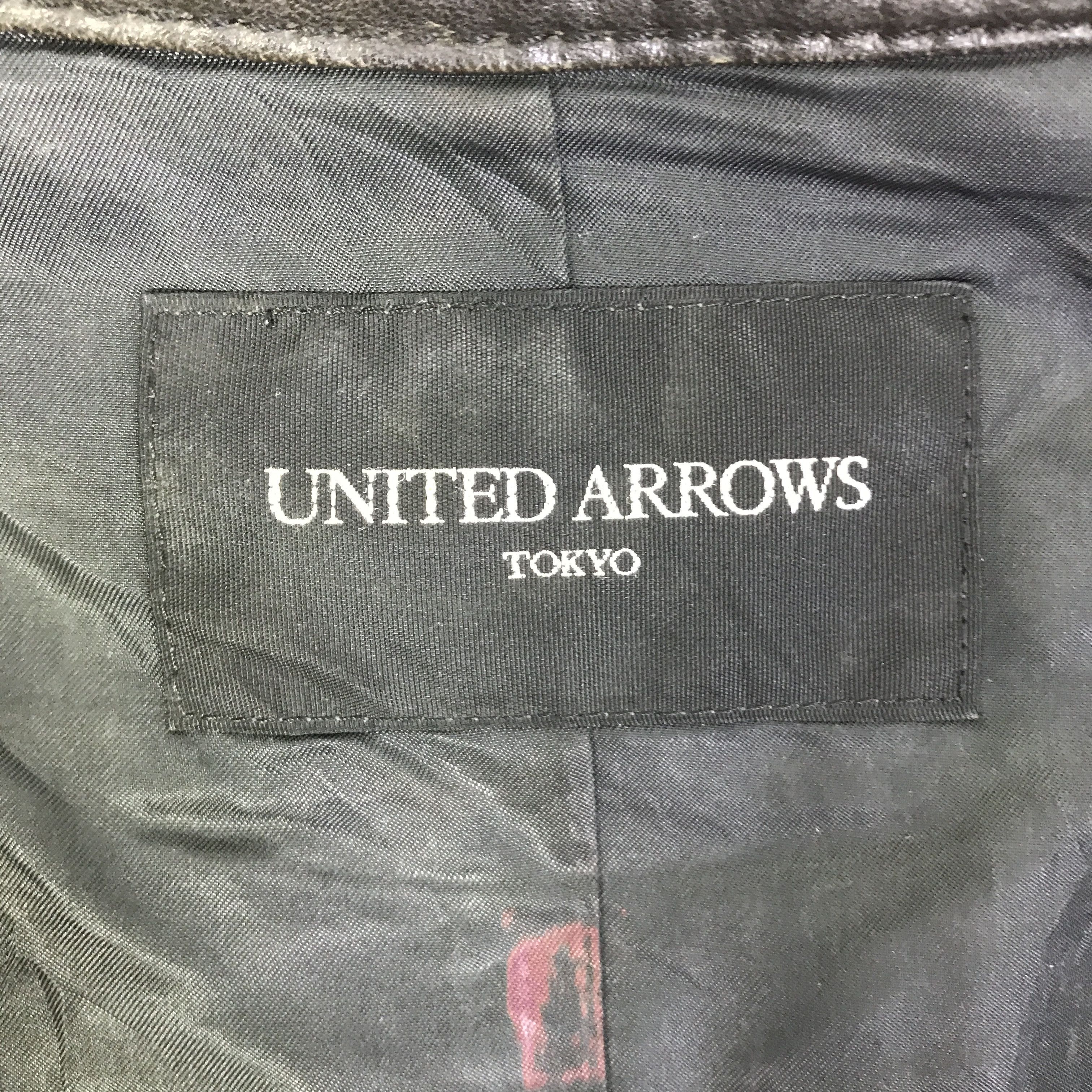 United Arrows UNITED ARROWS TOKYO LEATHER PUNK JACKET K83B16 Size US XXS / EU 40 - 8 Thumbnail