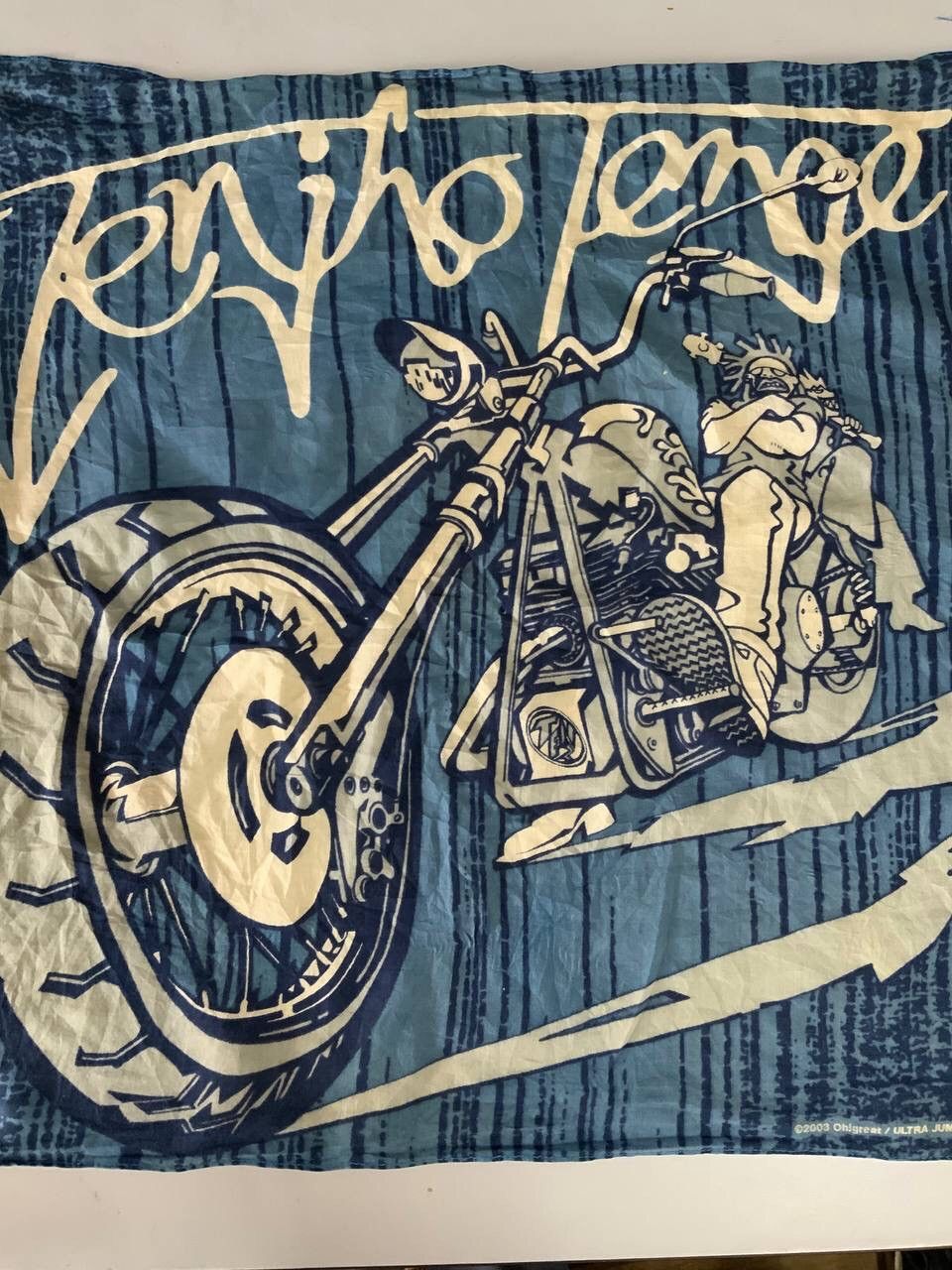 Japanese Brand Vintage Tenjho Tenge Handkerchief Size ONE SIZE - 11 Thumbnail