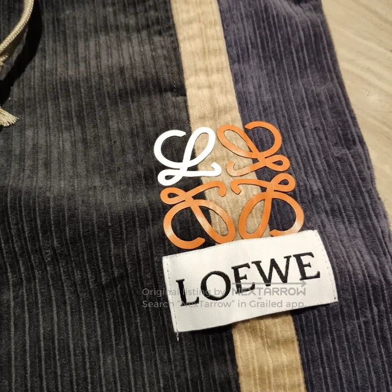 Loewe Loewe size L Men's corduroy pants, thick and warm Size US 31 - 4 Thumbnail