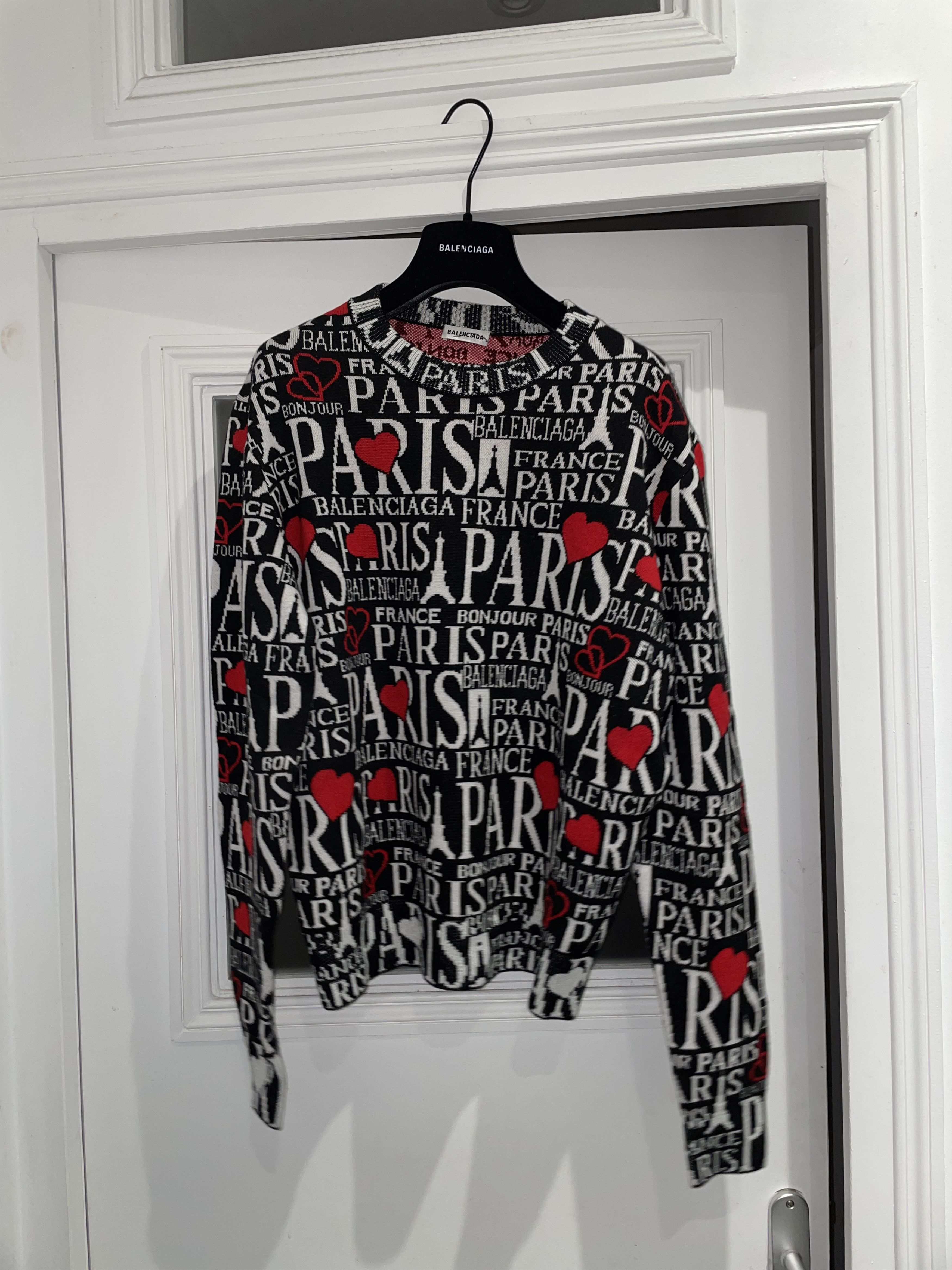 Balenciaga Balenciaga I Heart Paris Sweater | Grailed