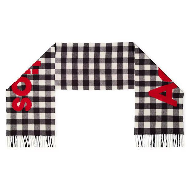 Acne Studios o1g2r1mq0825 Size: OS / Check Scarf in Multicolor Size ONE SIZE - 3 Thumbnail