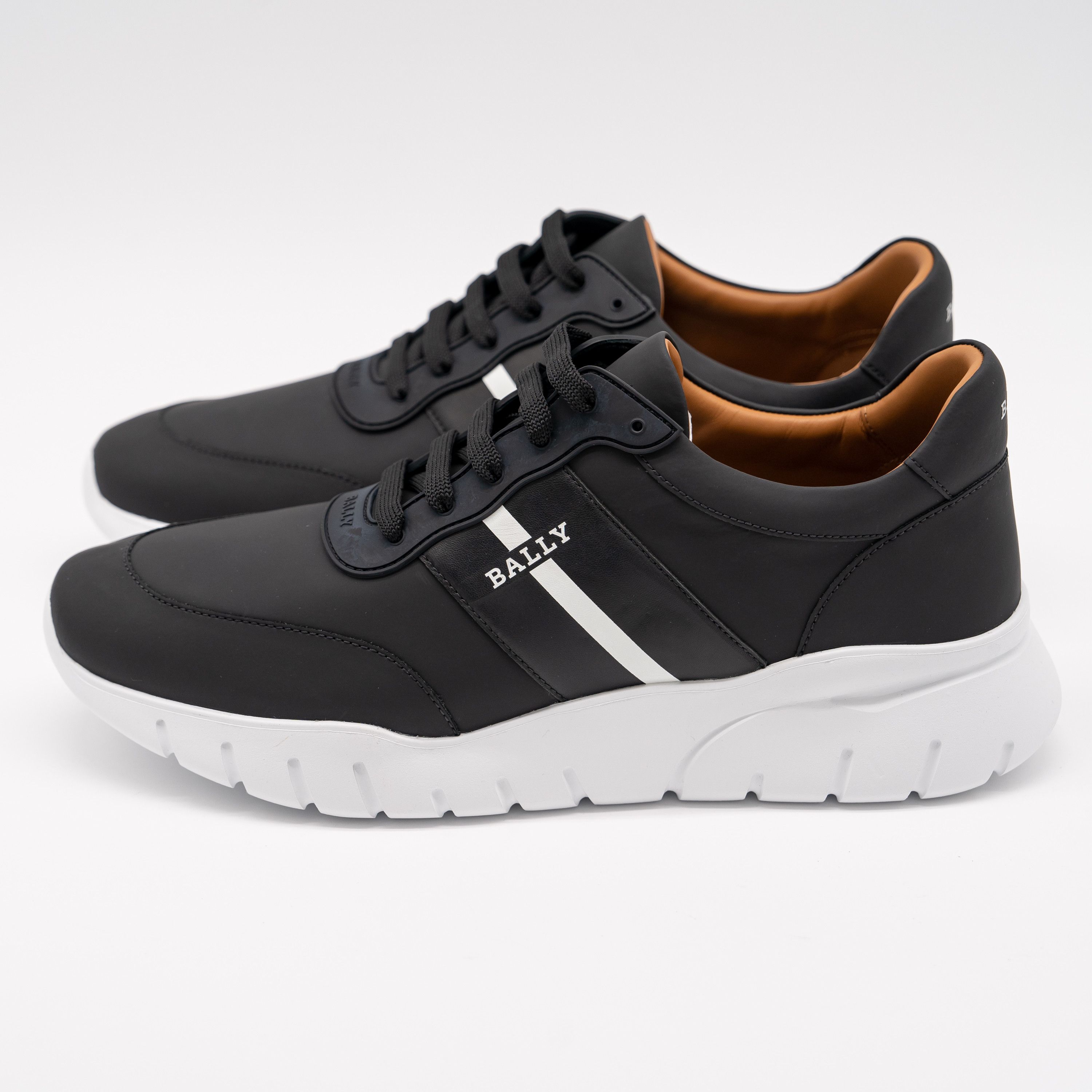 Bally 13 Bally Bronnye Black Sneakers Leather White Size US 13 / EU 46 - 4 Thumbnail