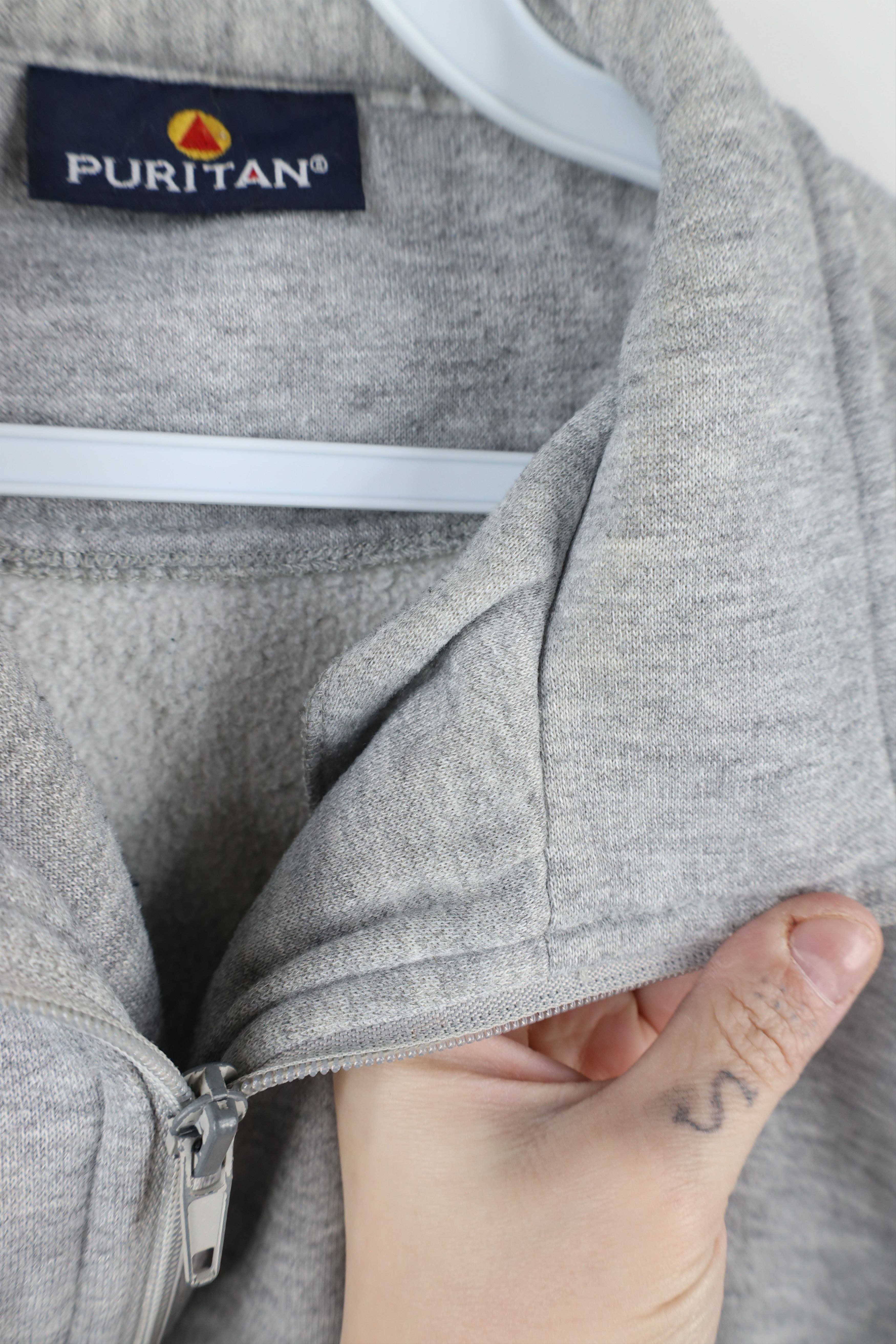 Vintage Vintage 90s Streetwear Block Half Zip Pullover Sweatshirt Size US XXL / EU 58 / 5 - 7 Thumbnail