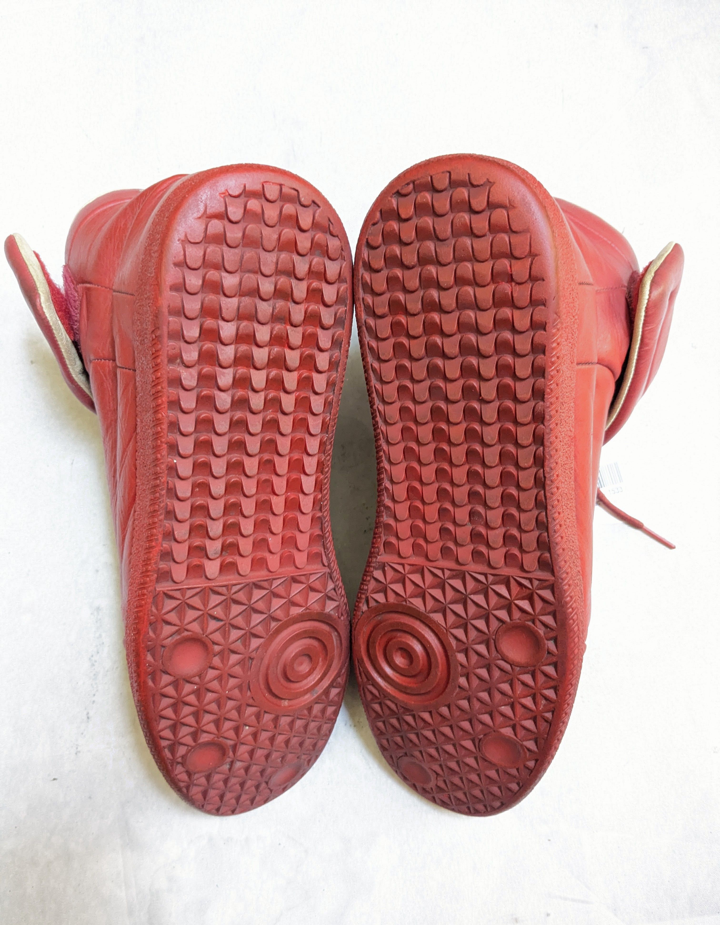 Maison Margiela Maison Margiela Future Sneakers Red 11 44 High Tops Leather Size US 11 / EU 44 - 17 Thumbnail