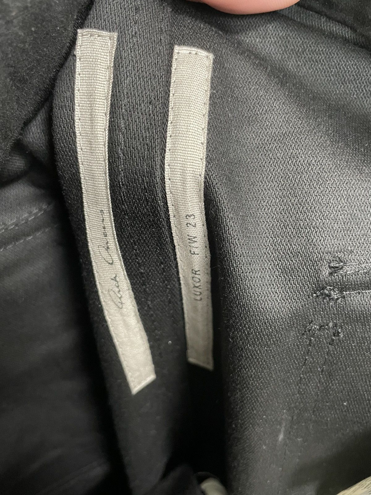 Rick Owens Rick Owens FW23 Moleskin Bauhaus Cargo Jogger pants 48 Size US 32 / EU 48 - 15 Thumbnail
