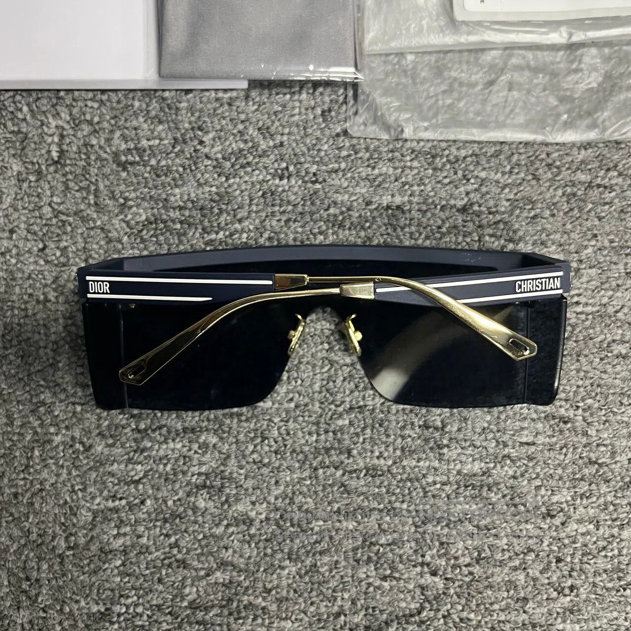 Dior Dior One-piece Ruiyue printed square sunglasses| Size ONE SIZE - 3 Thumbnail