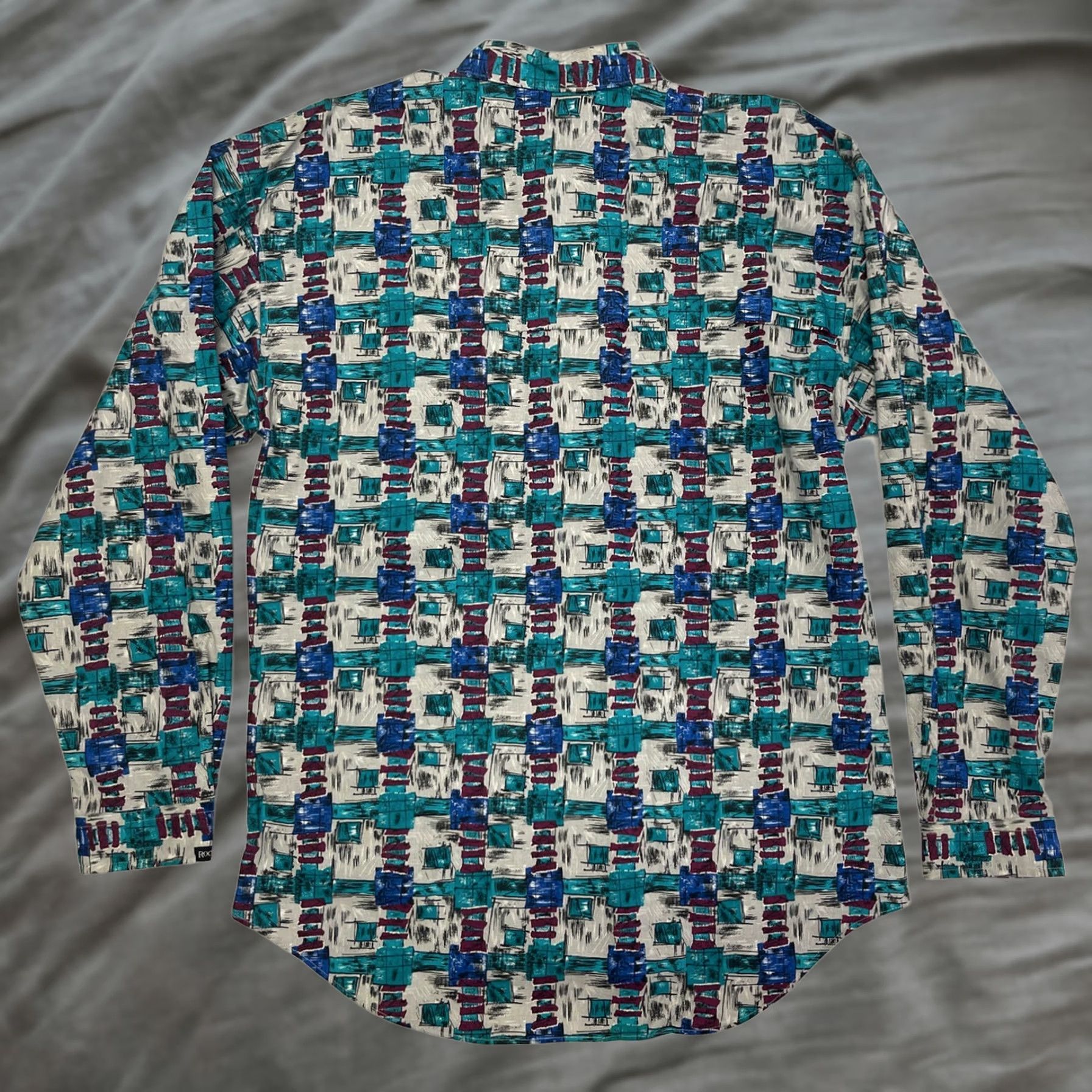 Vintage VINTAGE Rocky Mountain Clothing Co Western Shirt Mens Size M Aztec 80s Button Up Size US M / EU 48-50 / 2 - 1 Thumbnail