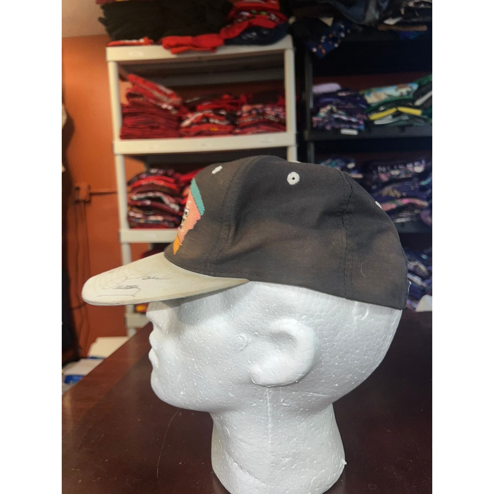 Vintage Vintage San Antonio Spurs Hat Basketball Snapback Signed Size ONE SIZE - 4 Thumbnail