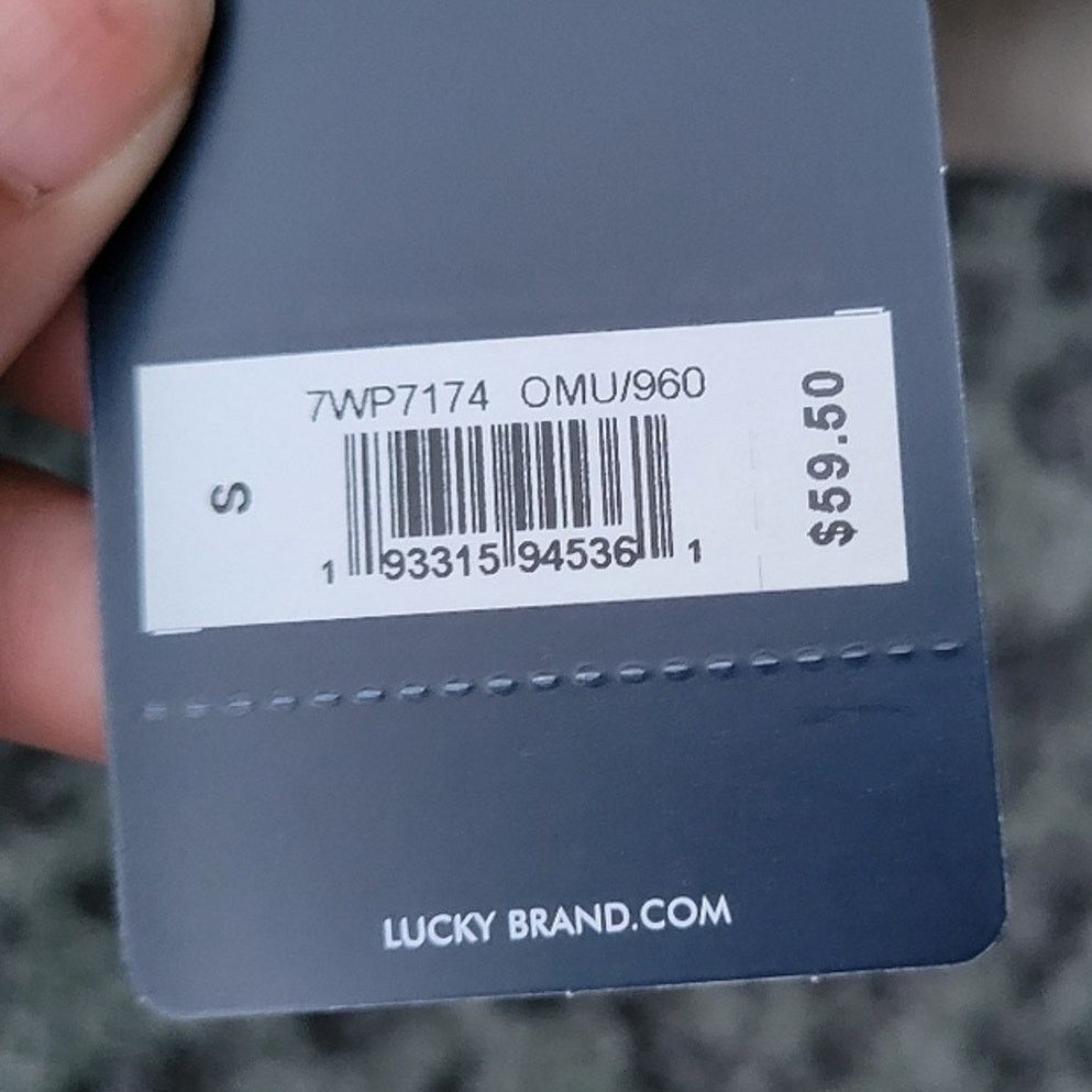 Lucky Brand NWT New Lucky Brand Womens Small Long Sleeve Henley Top Size S / US 4 / IT 40 - 5 Thumbnail