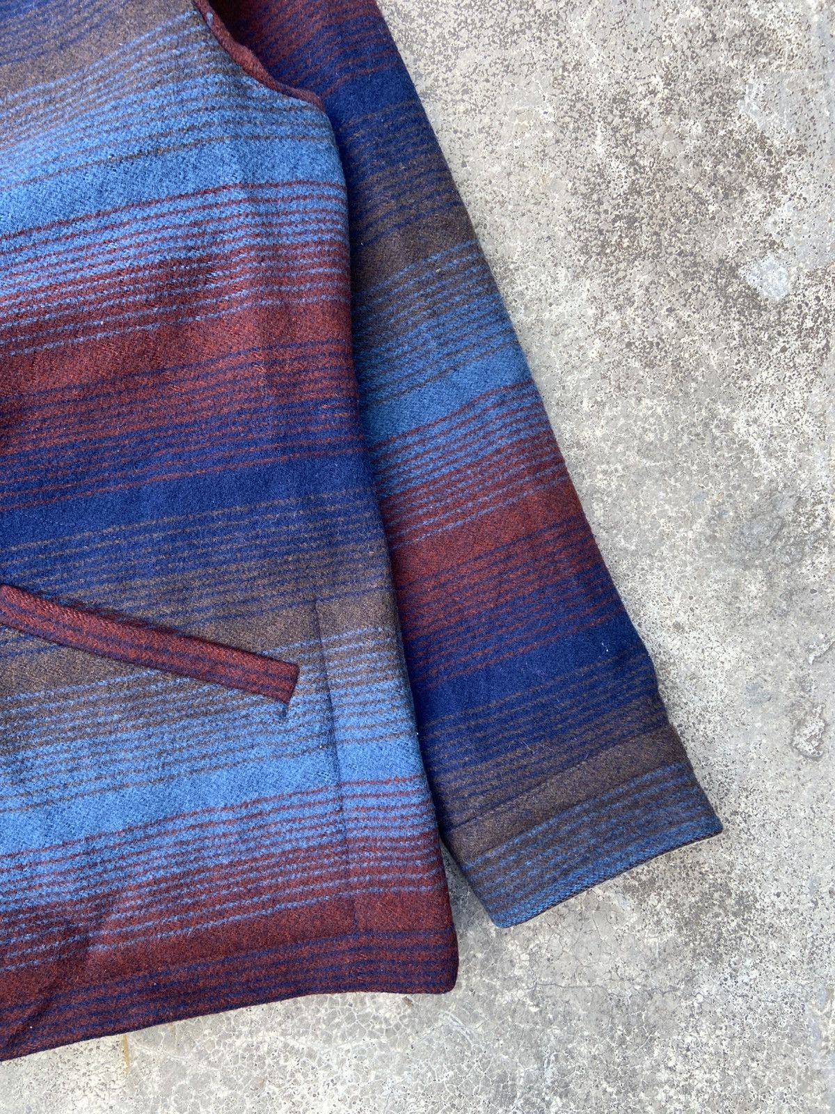 Pendleton Vintage 60’s Pendleton Virgin Wool Board Sunset Ombre Jacket Size US M / EU 48-50 / 2 - 2 Thumbnail
