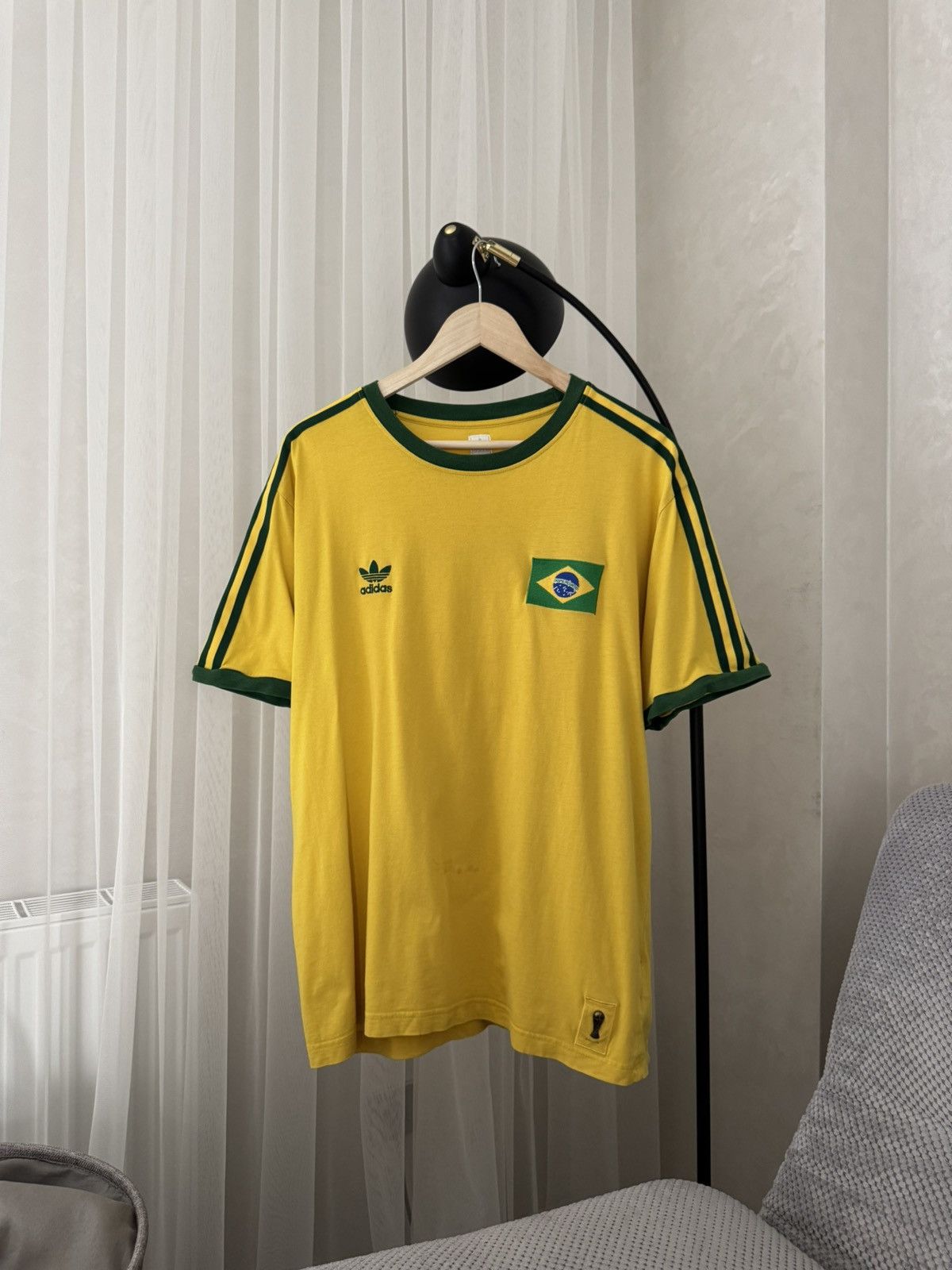 Adidas Adidas Brazil 2005 Fifa World Cup Vintage Blockcore Jersey Size US L / EU 52-54 / 3 - 1 Thumbnail