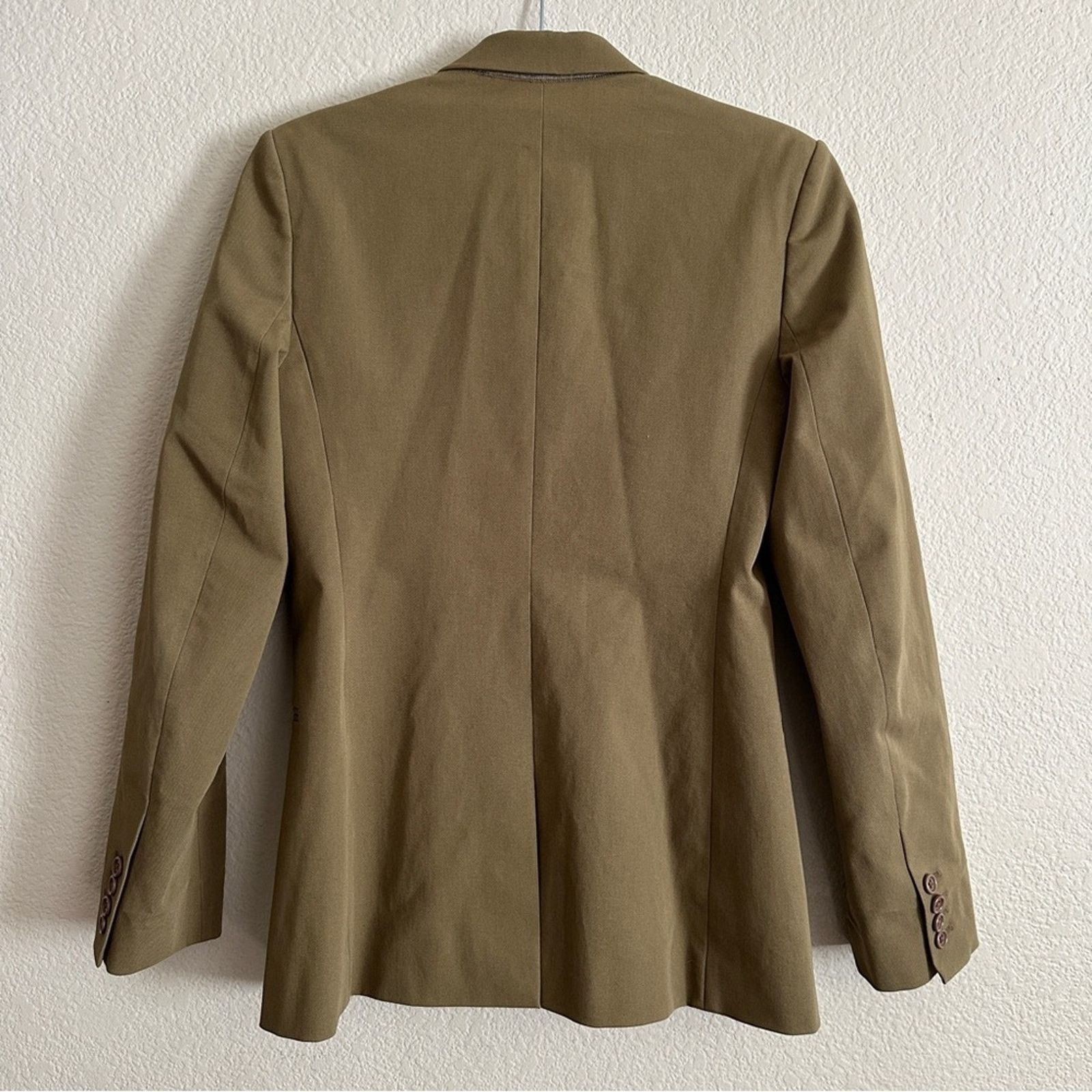 Helmut Lang HELMUT LANG Resin Rider Blazer in Green Sage Sz. 2 NWOT Size XS / US 0-2 / IT 36-38 - 5 Thumbnail