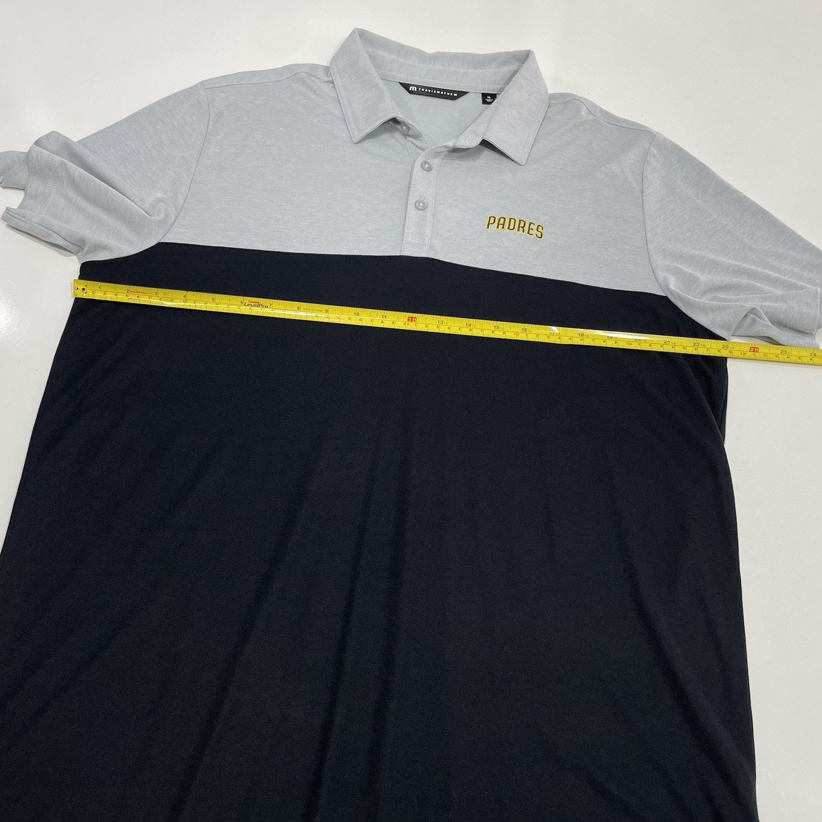 TravisMathew Travis Mathew Padres Polo Shirt Mens XL Gray Black Golf Size US XL / EU 56 / 4 - 5 Thumbnail