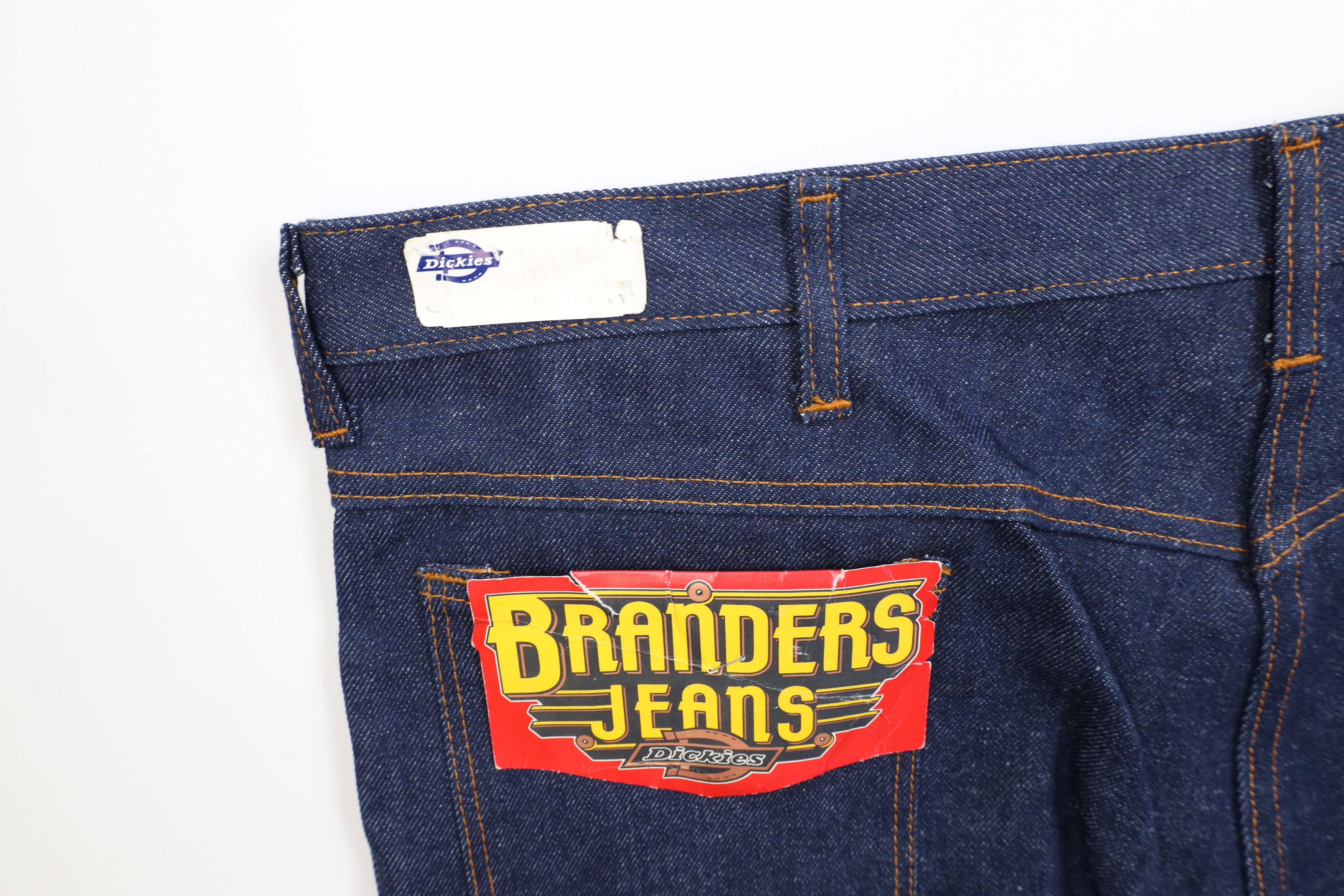 Dickies Deadstock Vintage 70s Dickies Branders Denim Jeans Indigo Size US 42 / EU 58 - 12 Thumbnail