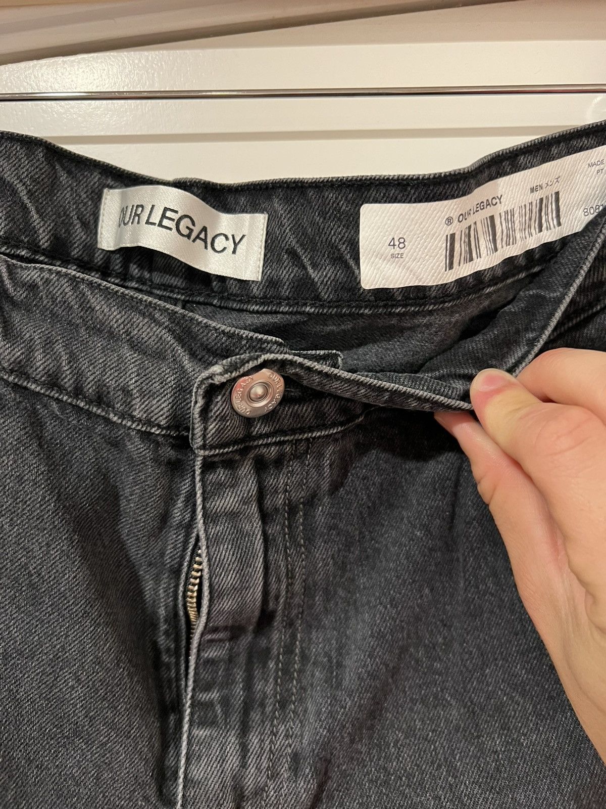 Our Legacy Our Legacy Vast Cut Black Jeans Size US 32 / EU 48 - 2 Thumbnail
