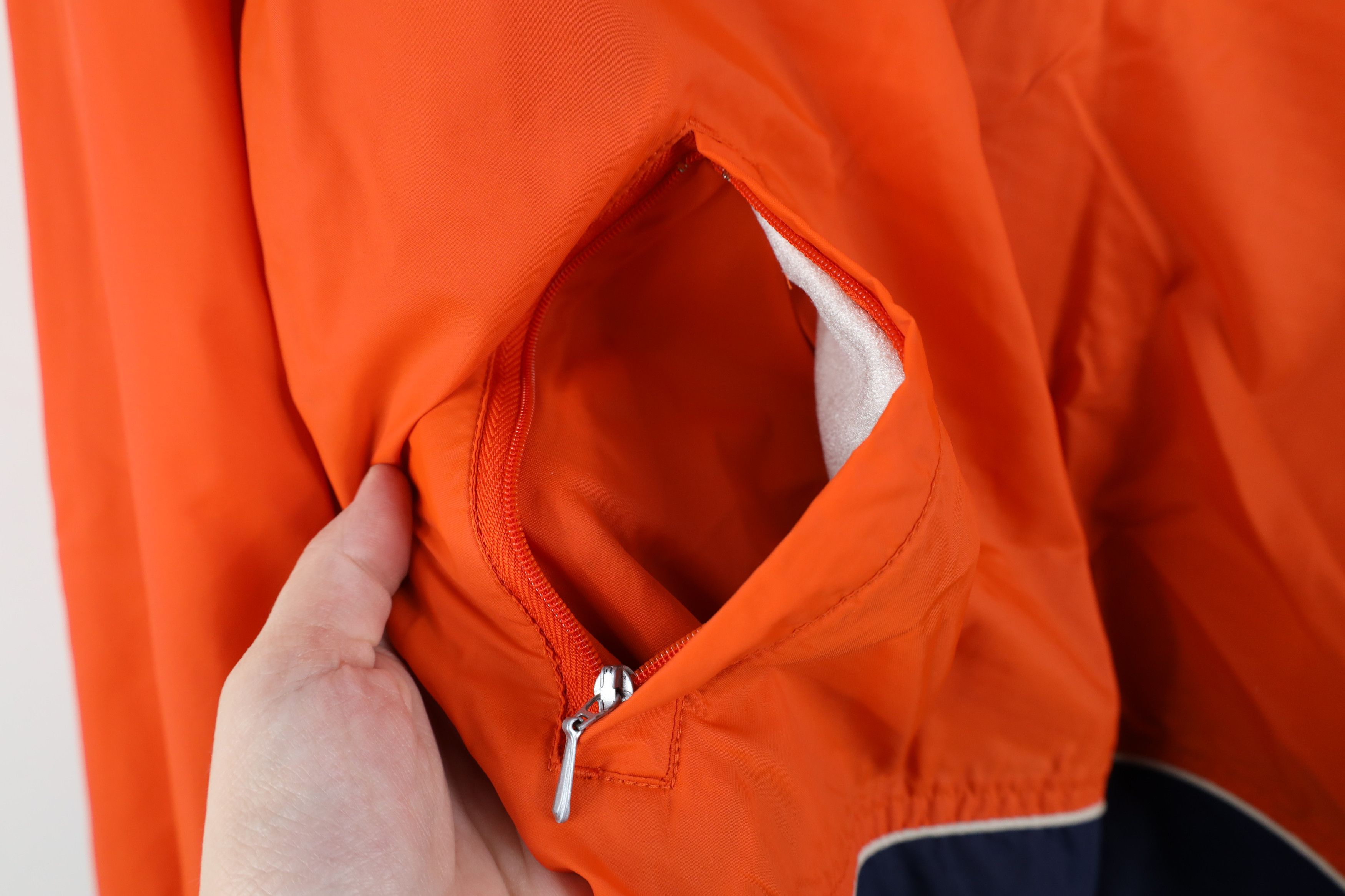 Nike Vintage 90s Nike Center Swoosh Lined Windbreaker Jacket Size S / US 4 / IT 40 - 7 Thumbnail