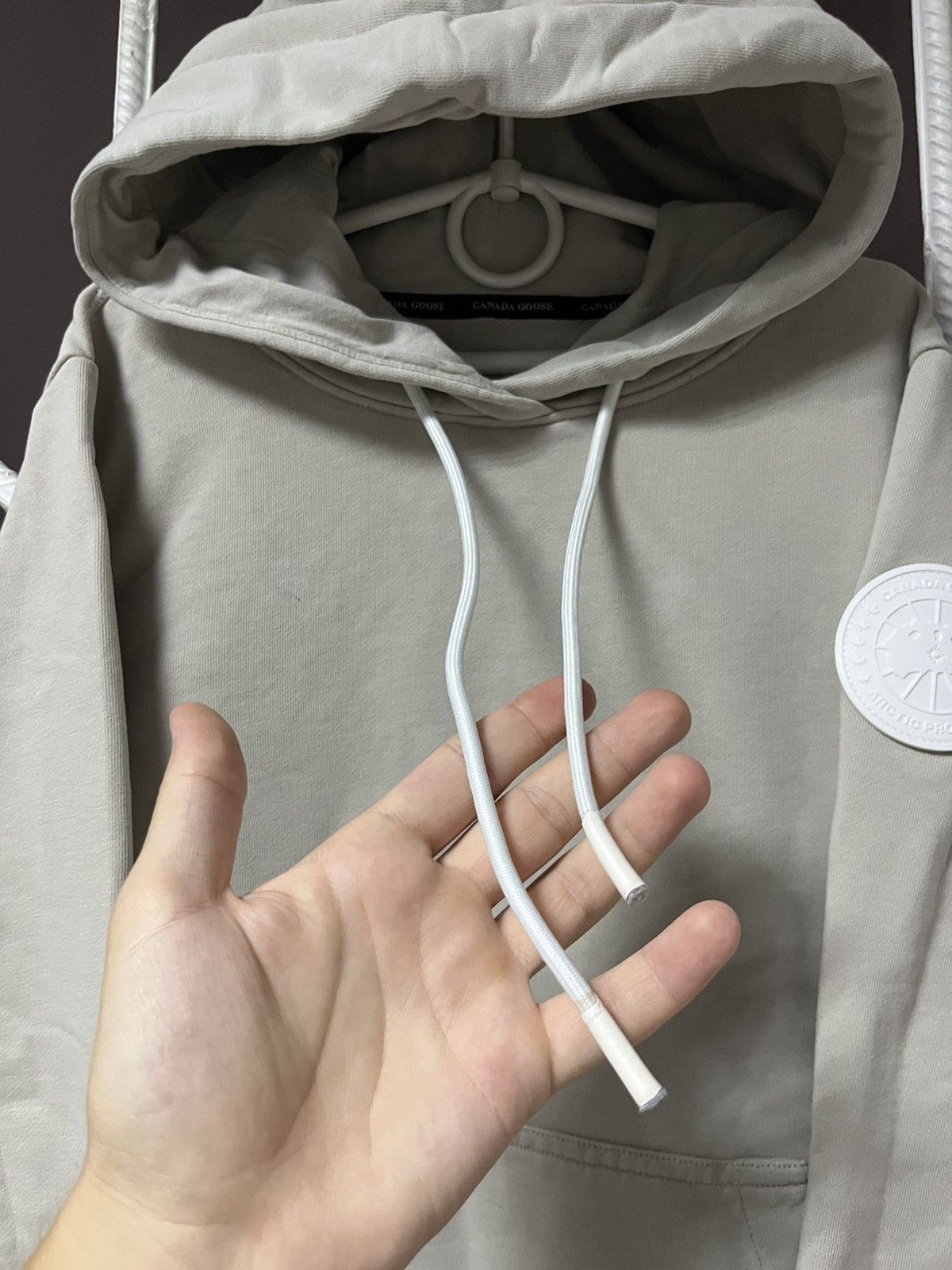 Canada Goose Canada Goose Beige Hoodie Size US XS / EU 42 / 0 - 3 Thumbnail
