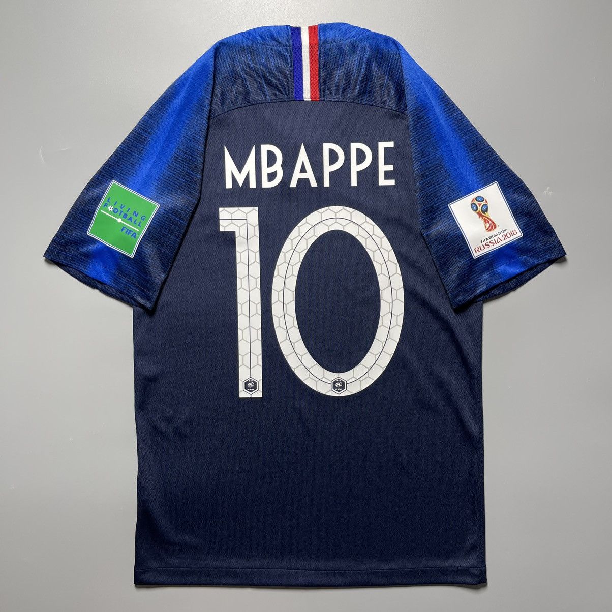 FRANCE NIKE 2018 WORLD CUP FOOTBALL HOME JERSEY #10 MBAPPE