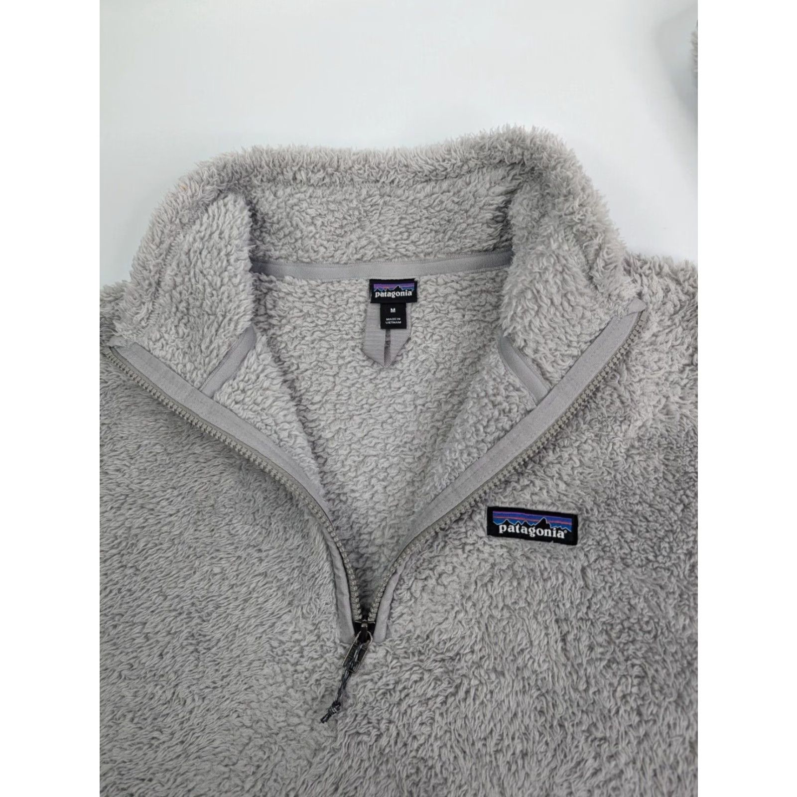 Patagonia Patagonia Pullover Sweater 1/4 Zip Fleece Jacket Women M Gray Size M / US 6-8 / IT 42-44 - 6 Thumbnail