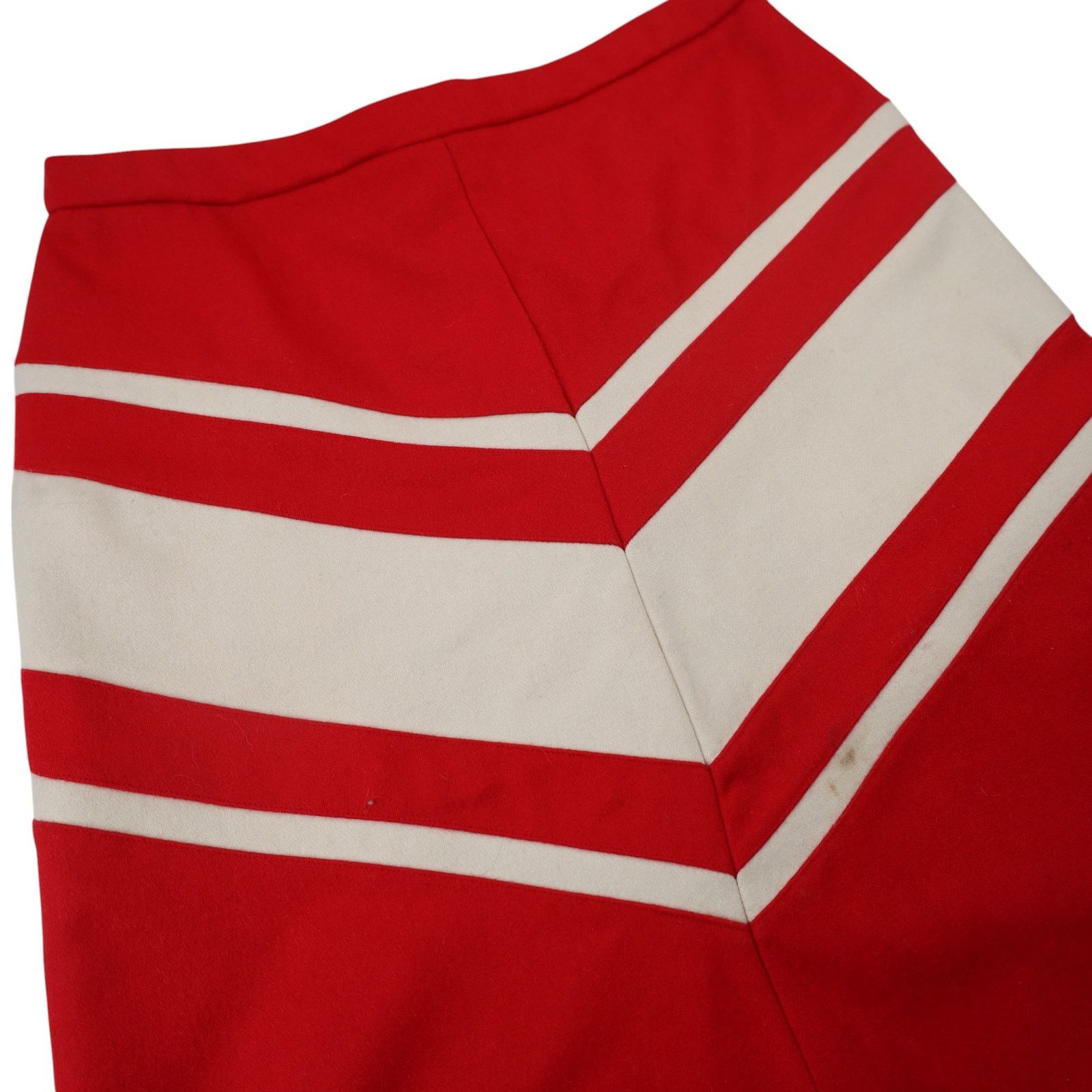 Adidas × Vintage Vintage Y2k SAMPLE Adidas x Carlo Gruber Chevron Wool Skirt Size 30" / US 8 / IT 44 - 3 Thumbnail
