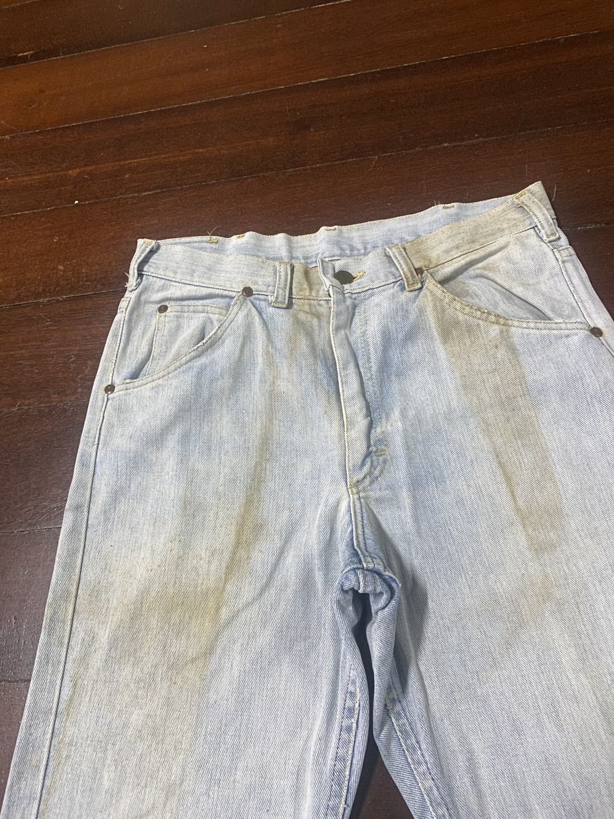 Lee Vintage 70s LEE Riders mud wash rusty talon 42 Size US 32 / EU 48 - 8 Thumbnail