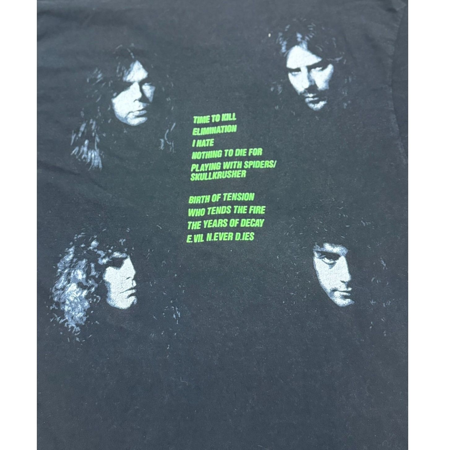 Other Vintage 1989 Overkill Tour band Tee Rare Metal Shirt M/L Size US L / EU 52-54 / 3 - 3 Thumbnail