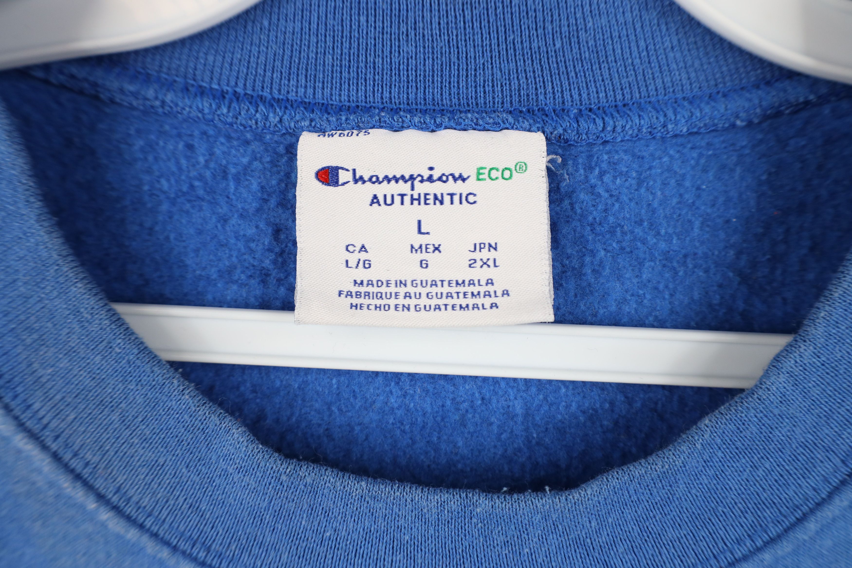 Champion Vintage Champion Classic Logo Crewneck Sweatshirt Blue Size US L / EU 52-54 / 3 - 9 Thumbnail