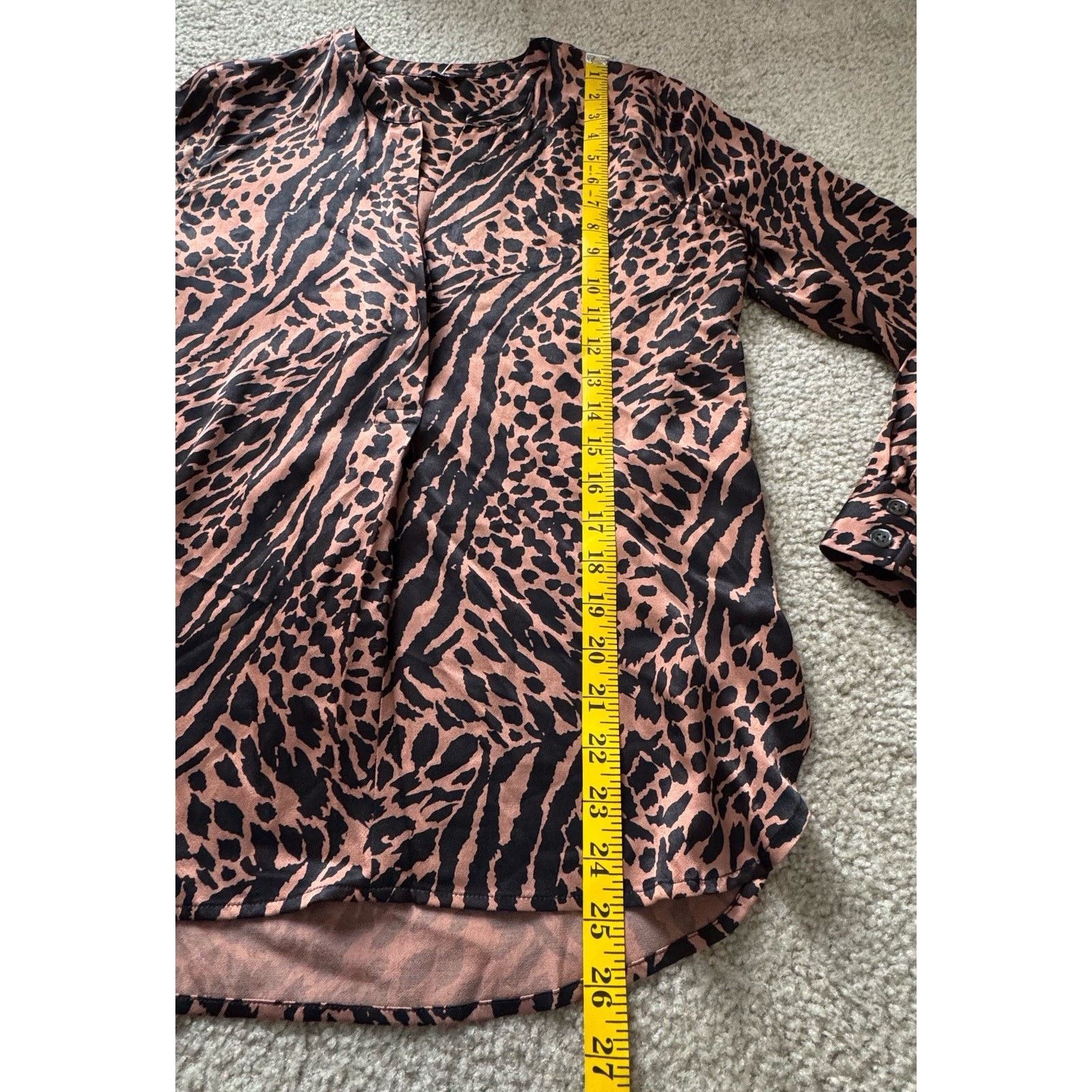 Rails Rails Pearl Cinnamon Animal Print Popover Blouse X-small xs Size XS / US 0-2 / IT 36-38 - 16 Thumbnail