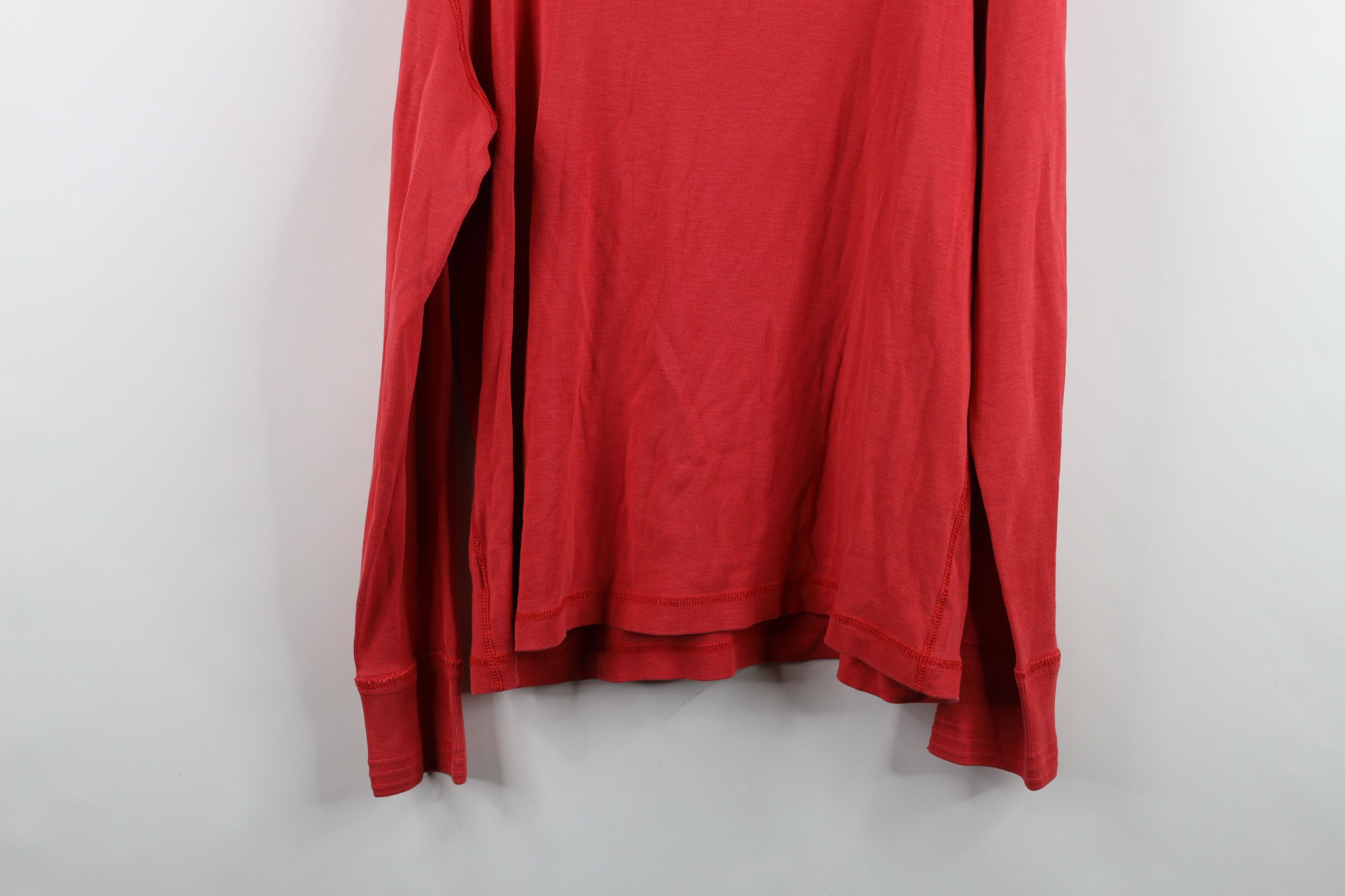 Ralph Lauren × Vintage Vintage 90s Ralph Lauren Ribbed Long Sleeve Henley T-Shirt Size US L / EU 52-54 / 3 - 12 Thumbnail