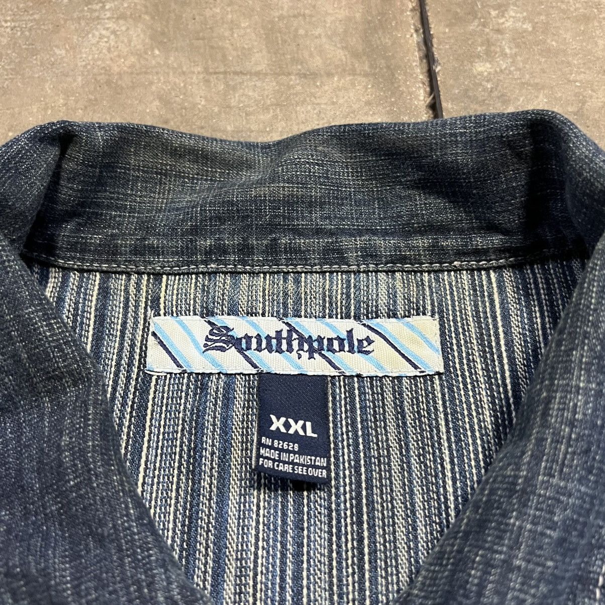 Southpole Vintage Y2K SouthPole Denim Jean Jacket Faded Hip Hop Y2K Size US XXL / EU 58 / 5 - 11 Thumbnail