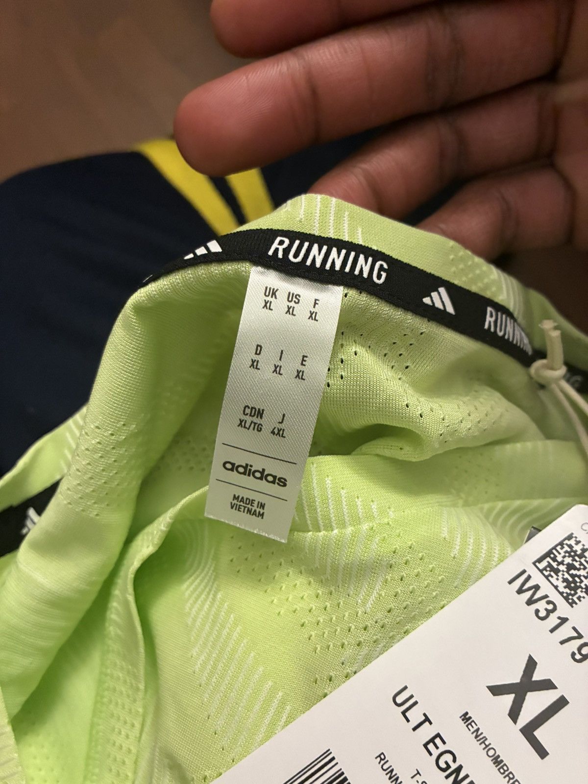 Adidas Adidas lime green running t-shirt Size XL #running Size US XL / EU 56 / 4 - 4 Thumbnail