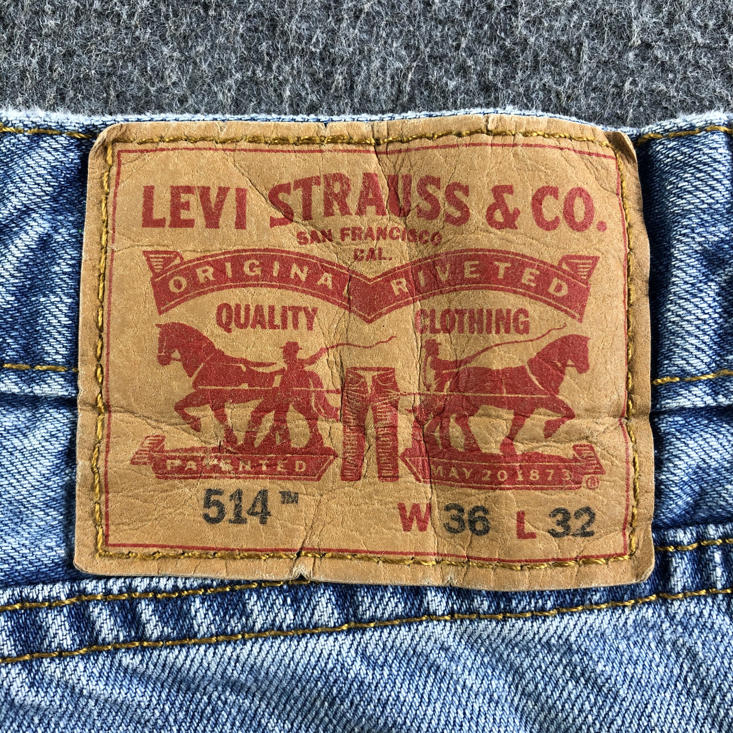 Levi's Vintage Blue Wash Levis 514 Jeans-J3455 Size US 37 - 5 Thumbnail