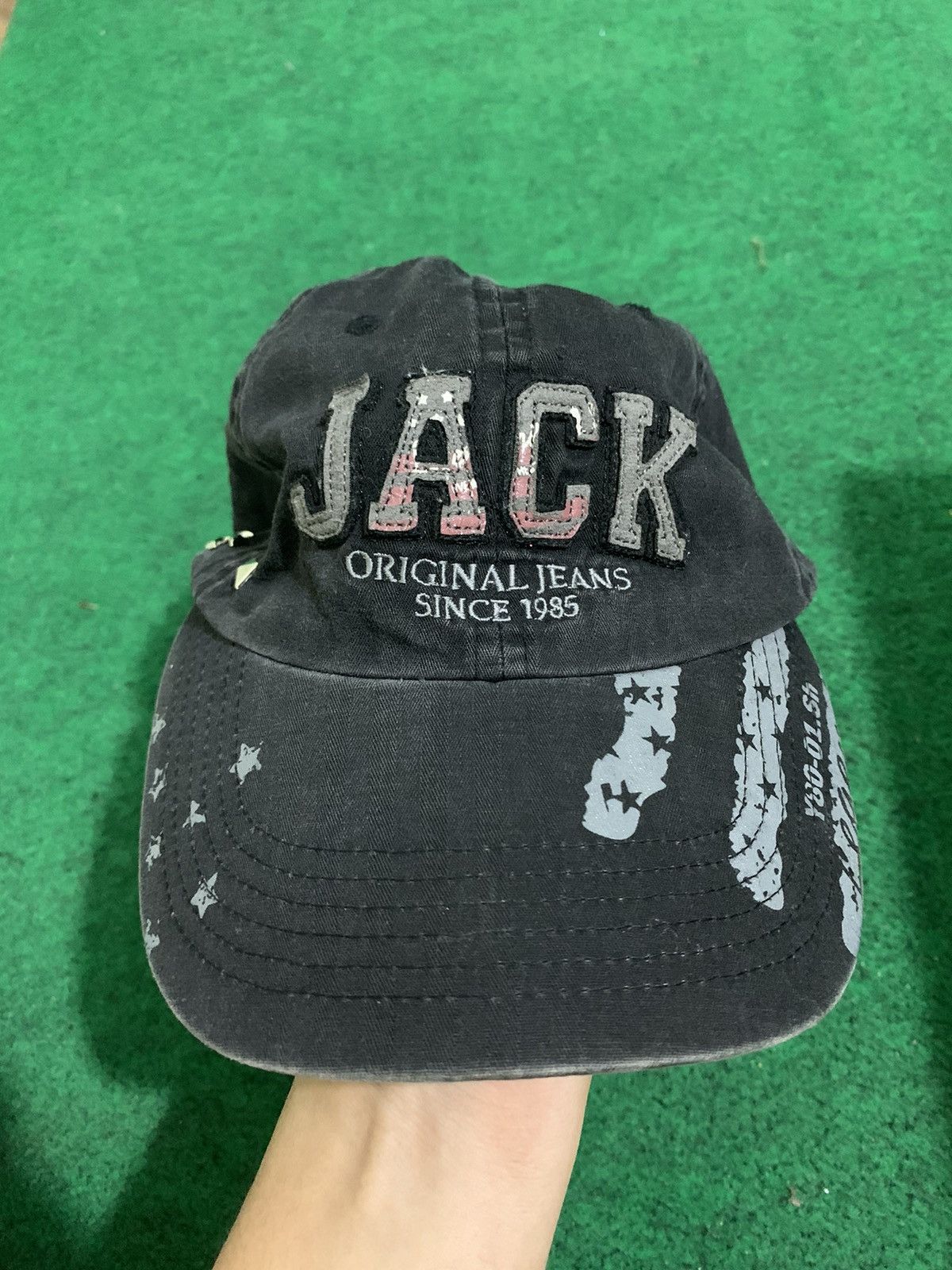 Le Grande Bleu (L.G.B.) × Michel Klein MICHEL KLEIN JACK DISTRESSED HATS Size ONE SIZE - 3 Thumbnail
